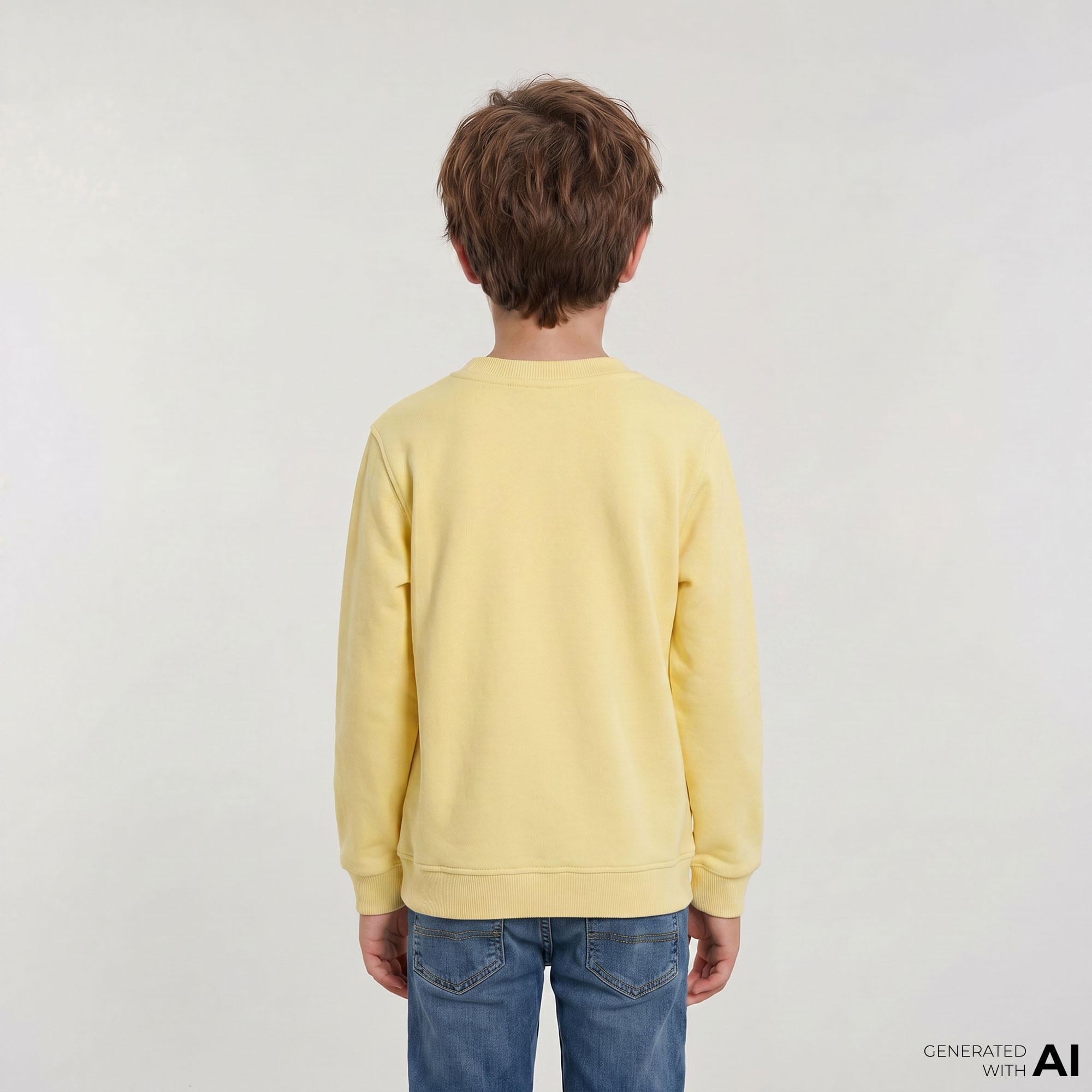 Çocuk Sarı Sweatshirt