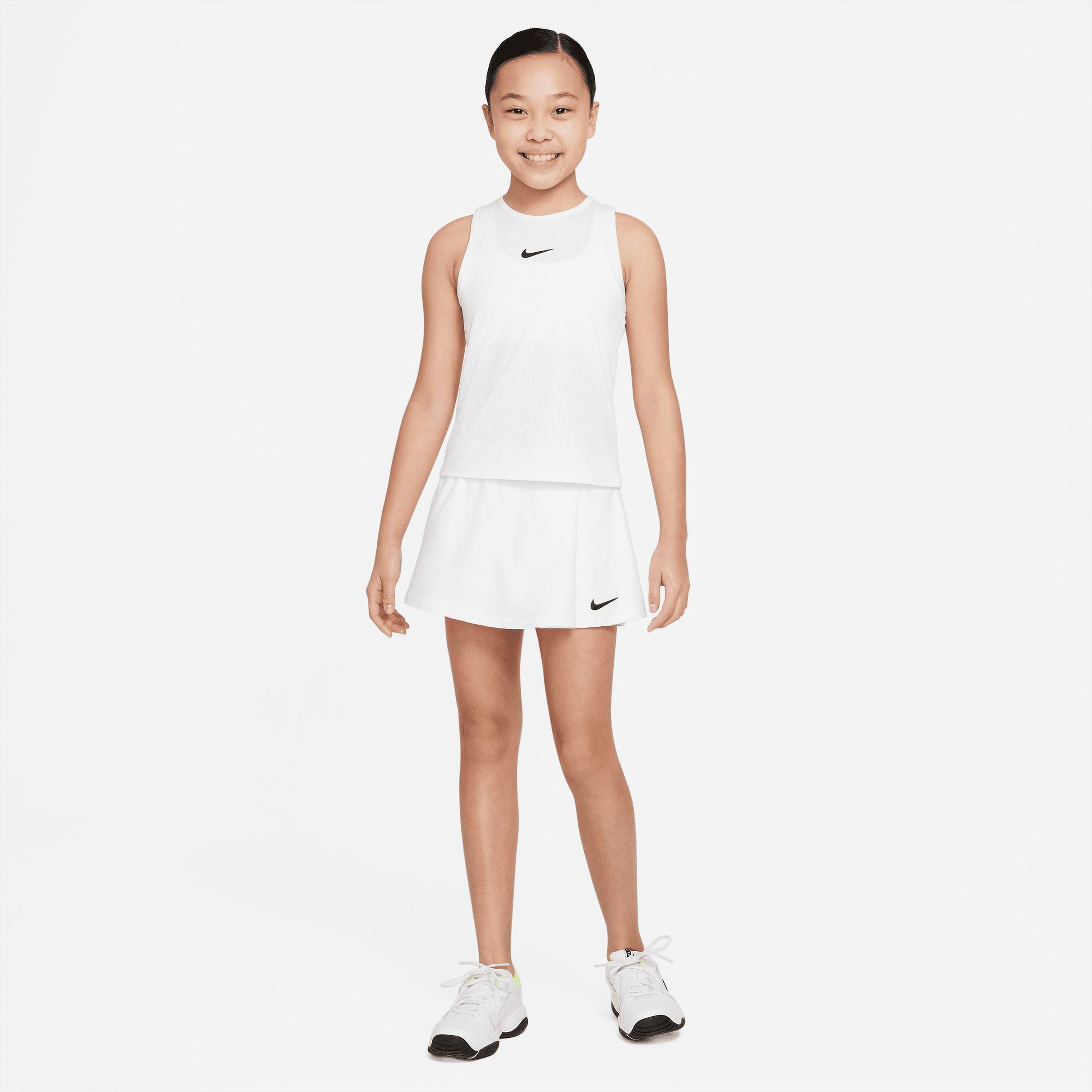 Nike Court Victory Çocuk Beyaz Tenis Şortu
