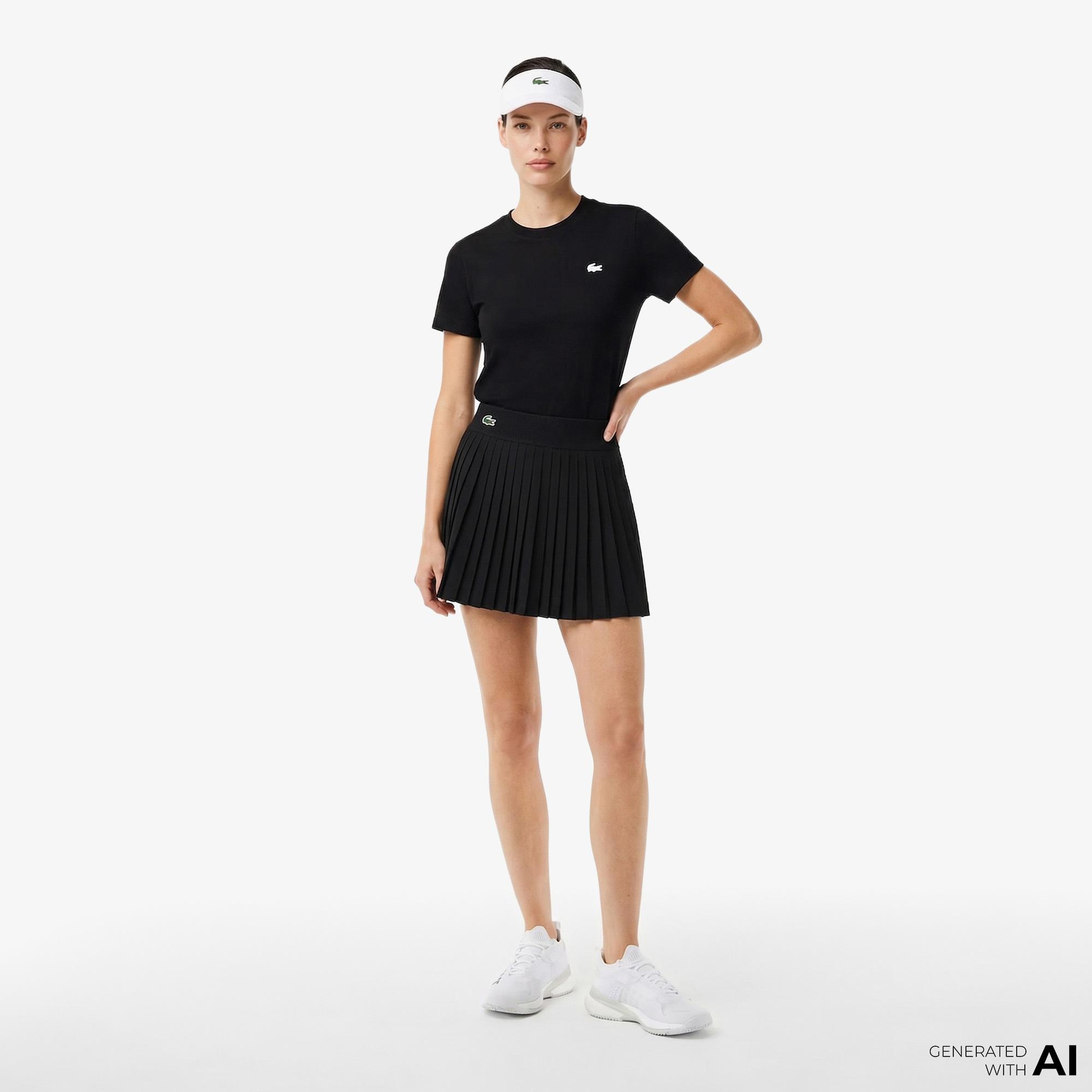 Kadın Flare Fit Siyah Etek