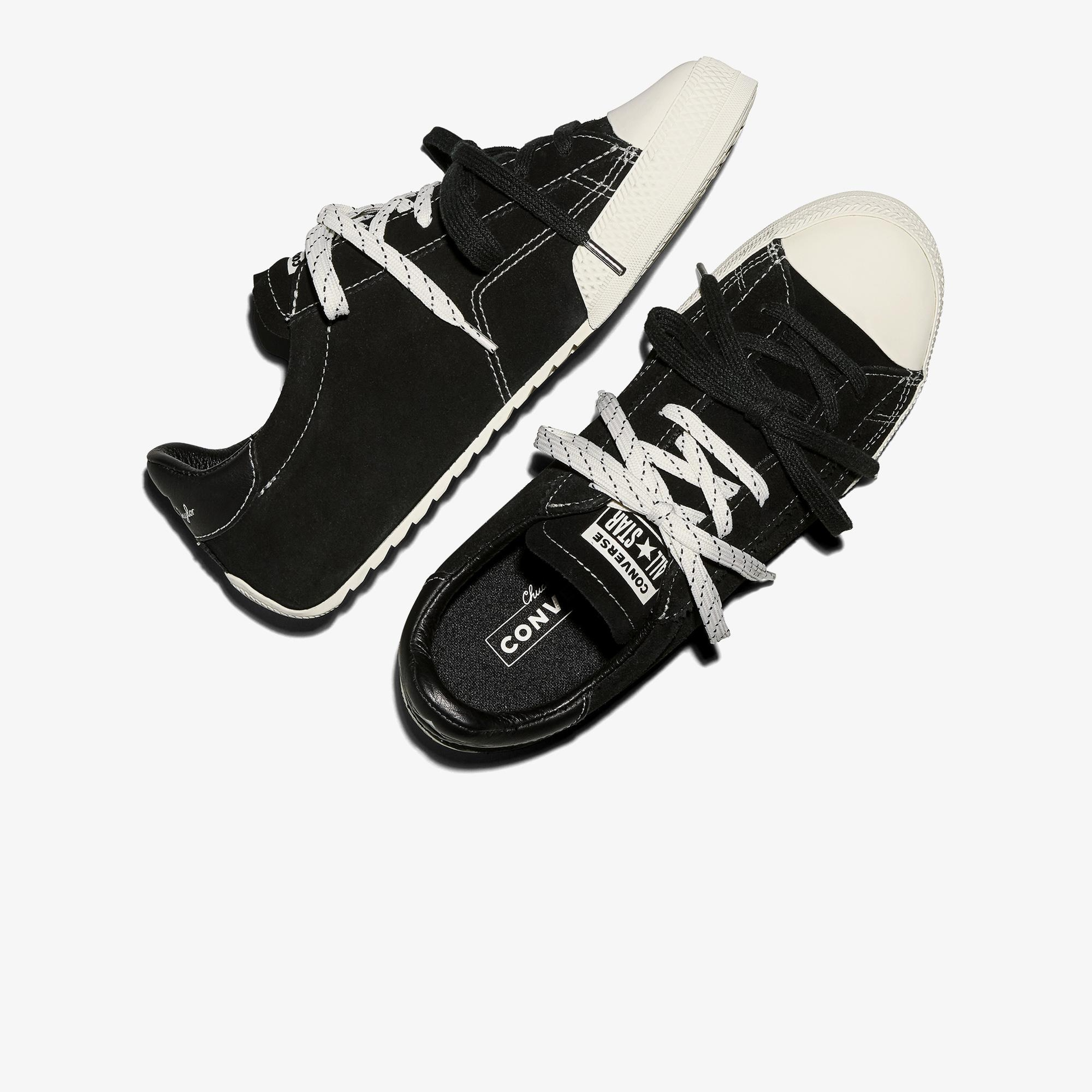 Converse Chuck Taylor LO Unisex Siyah Süet Sneaker