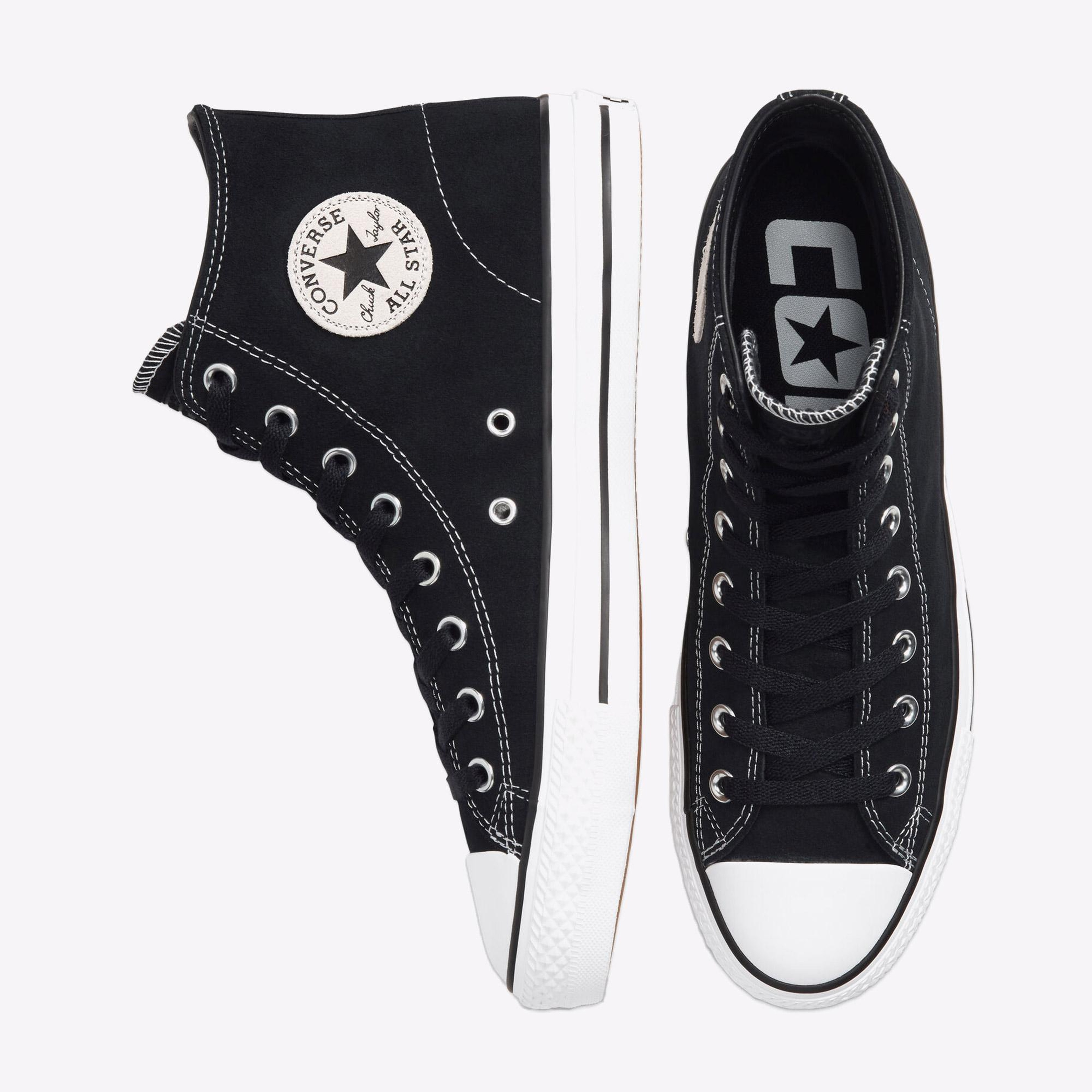 Converse Chuck Taylor All Star Pro Unisex Siyah Süet Sneaker