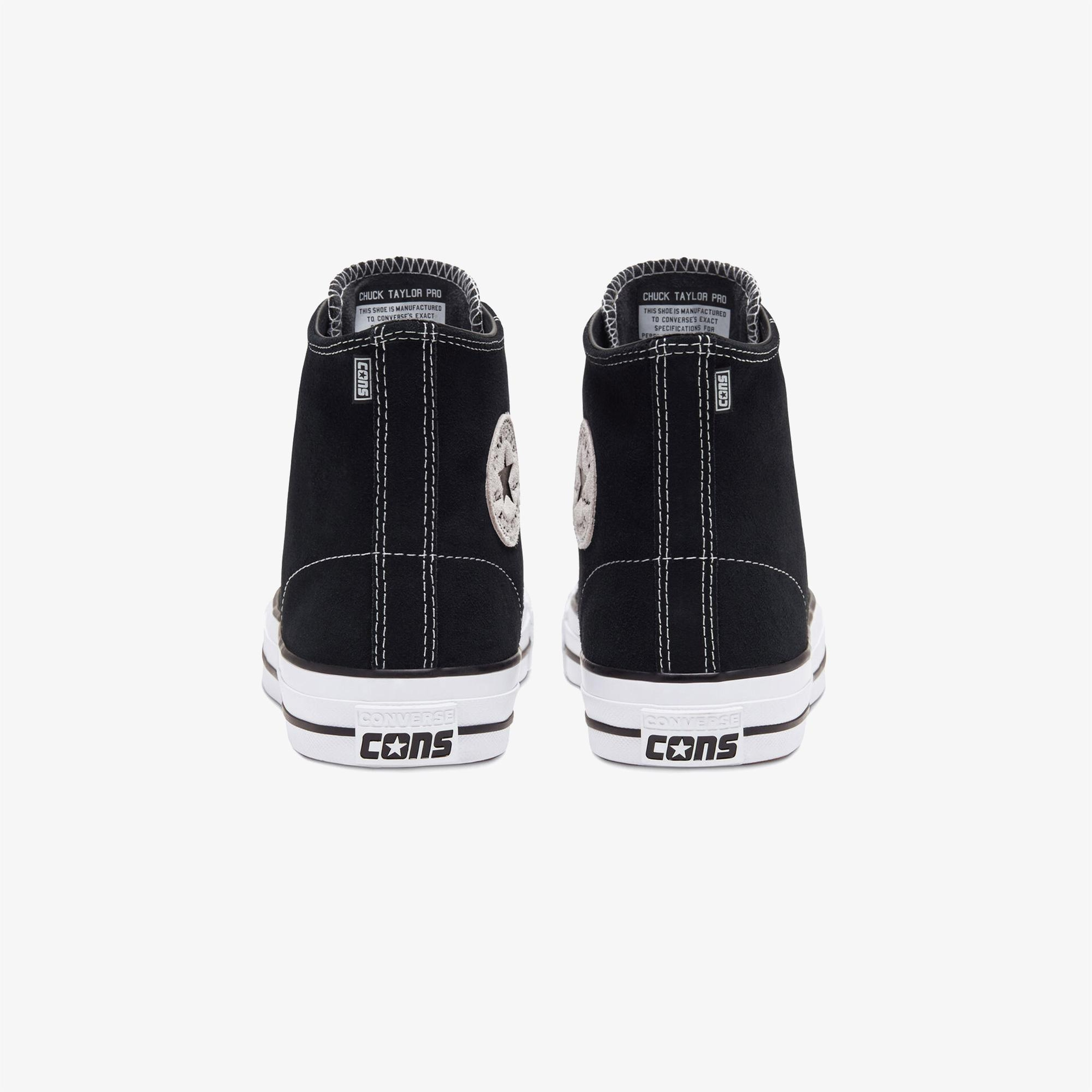 Converse Chuck Taylor All Star Pro Unisex Siyah Süet Sneaker