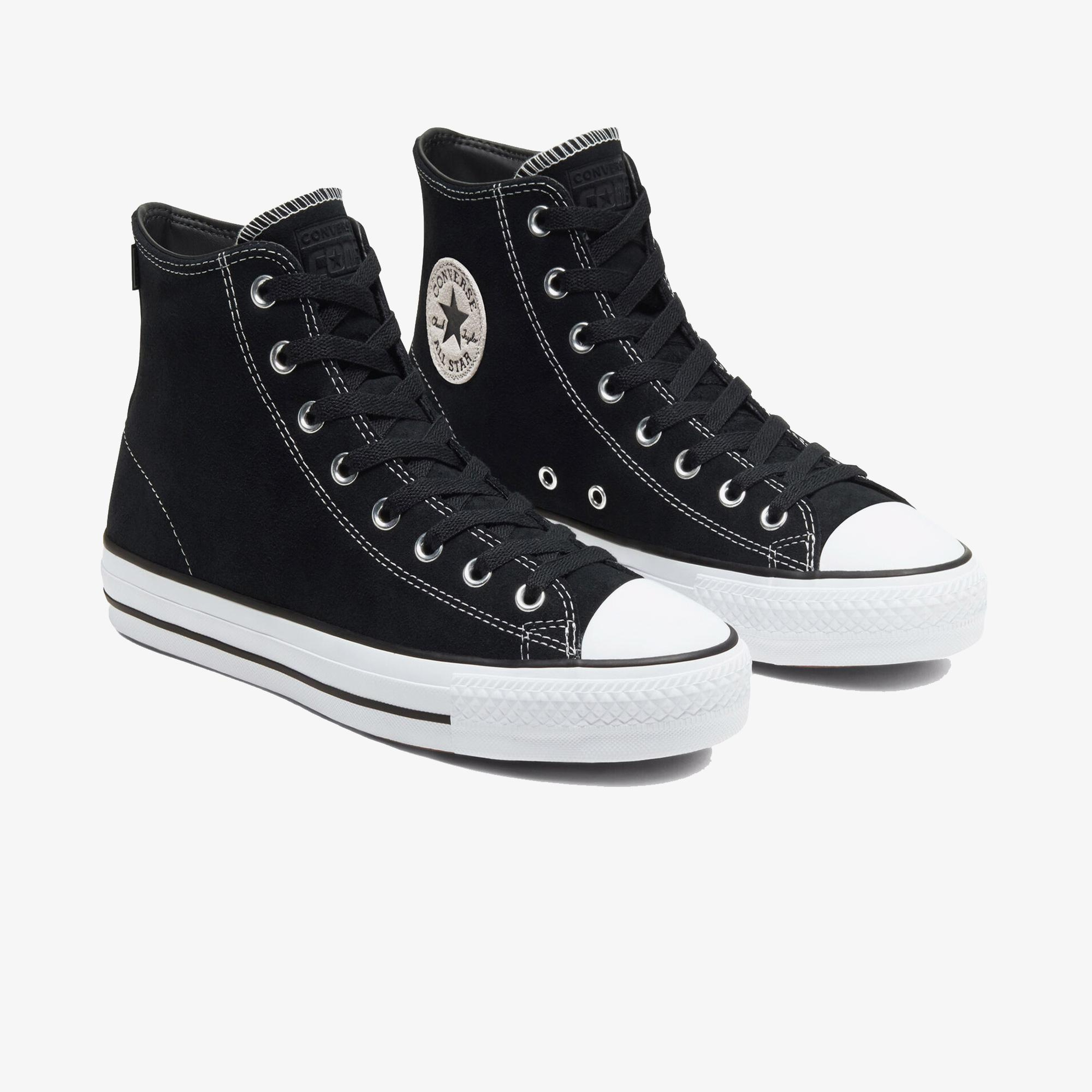 Converse Chuck Taylor All Star Pro Unisex Siyah Süet Sneaker
