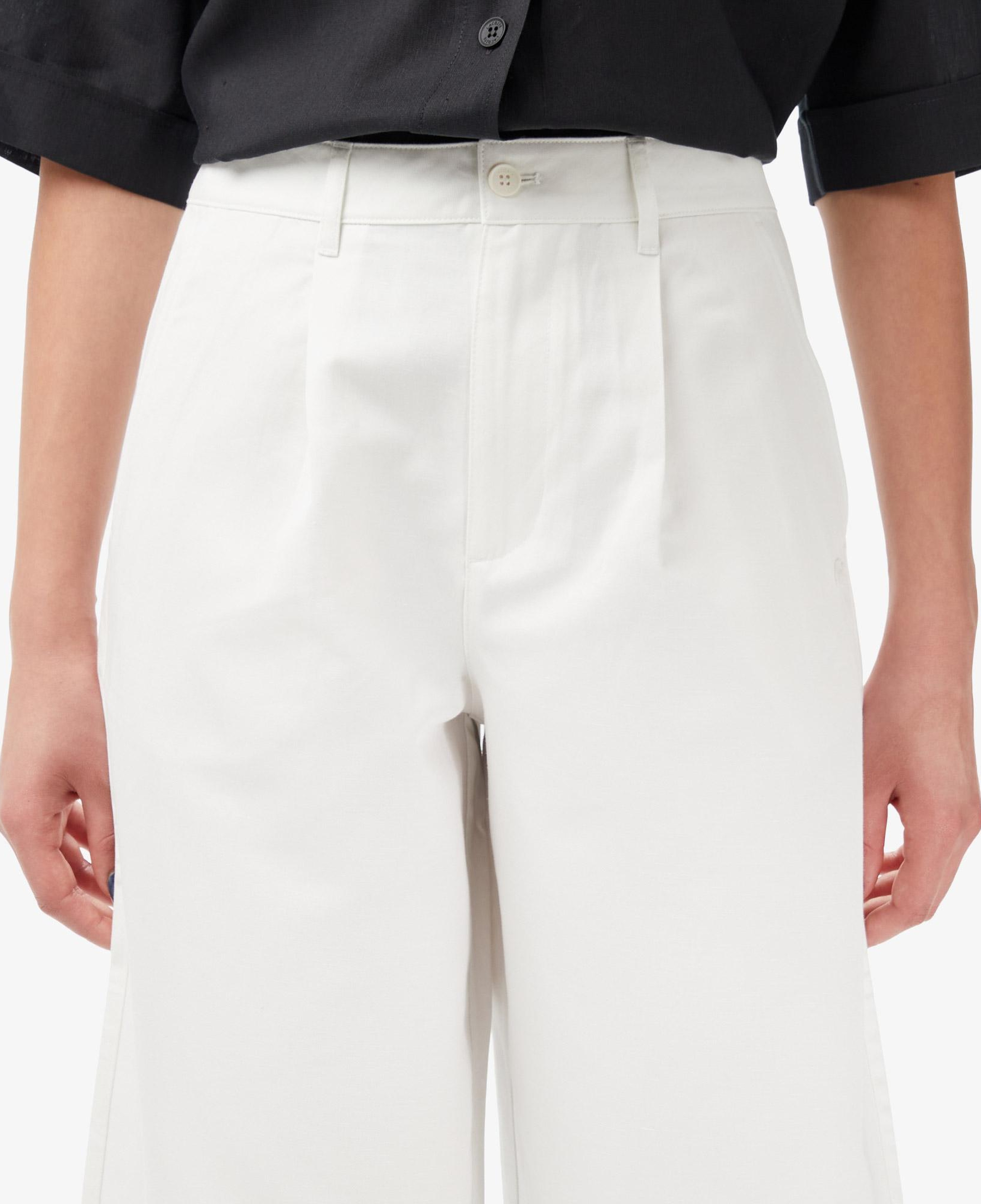 Lacoste Kadın Relaxed Fit Krem Pantolon