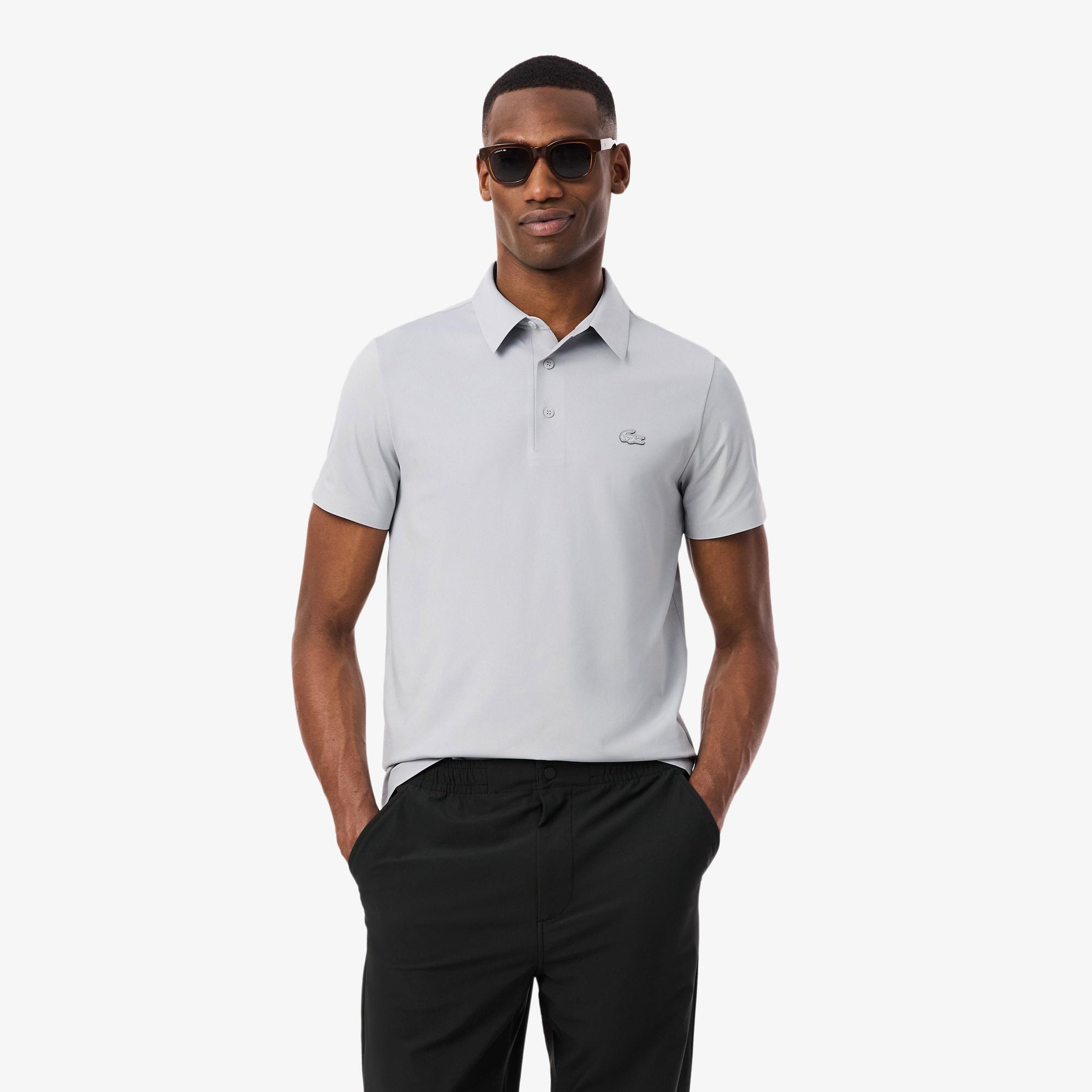 Erkek Regular Fit Gri Commuter Polo