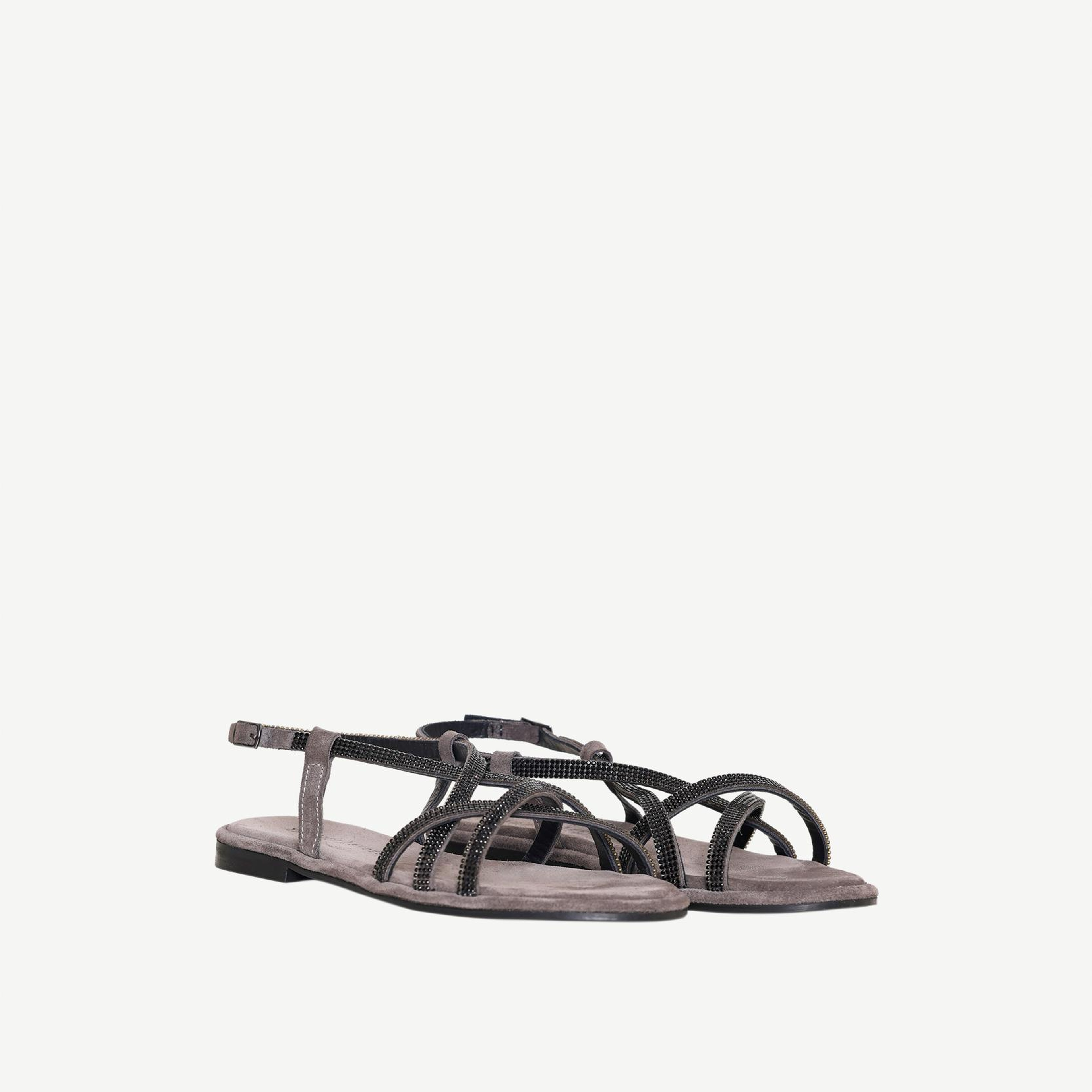 YARGICI Straslı Süet Sandalet