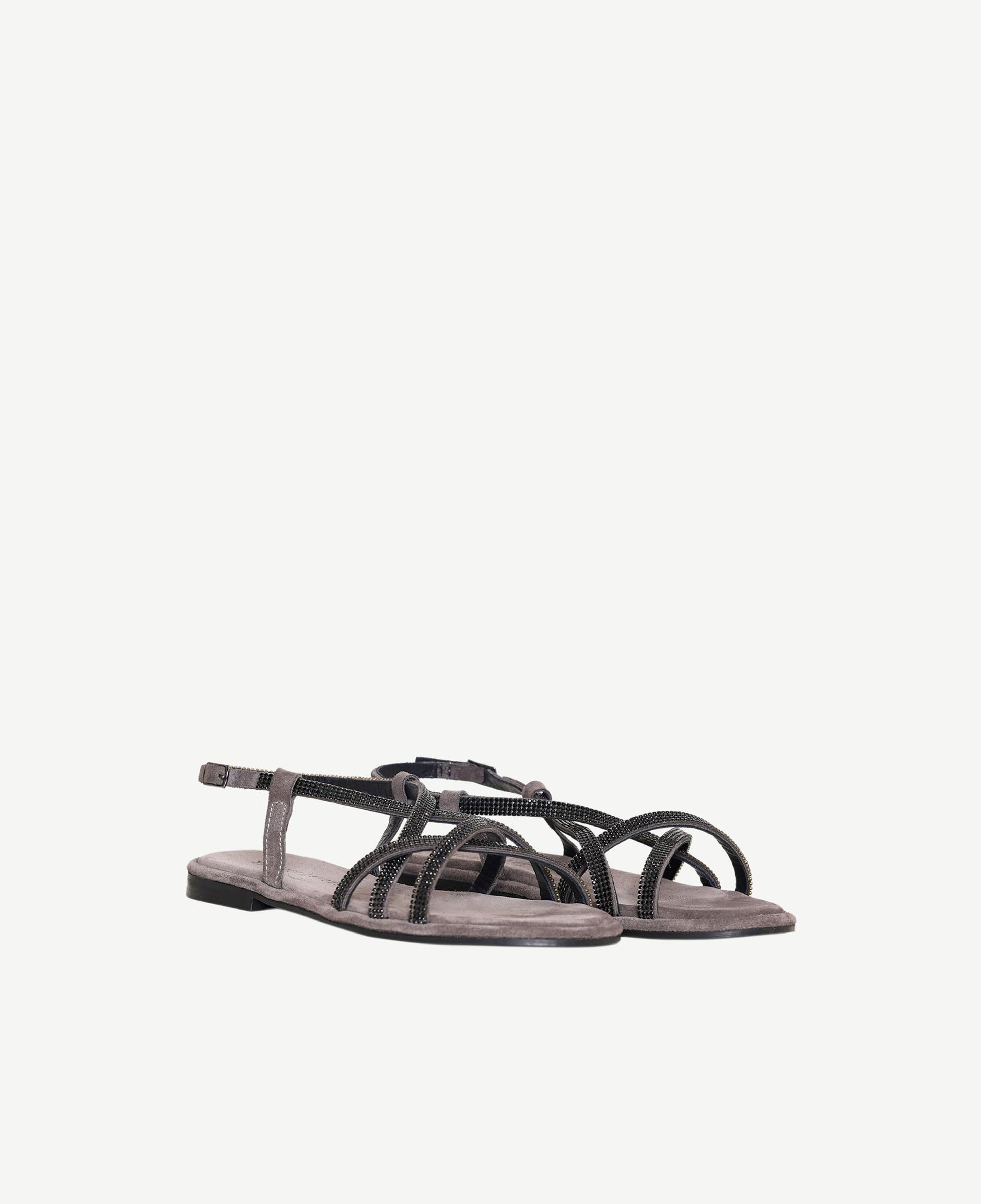 YARGICI Straslı Süet Sandalet