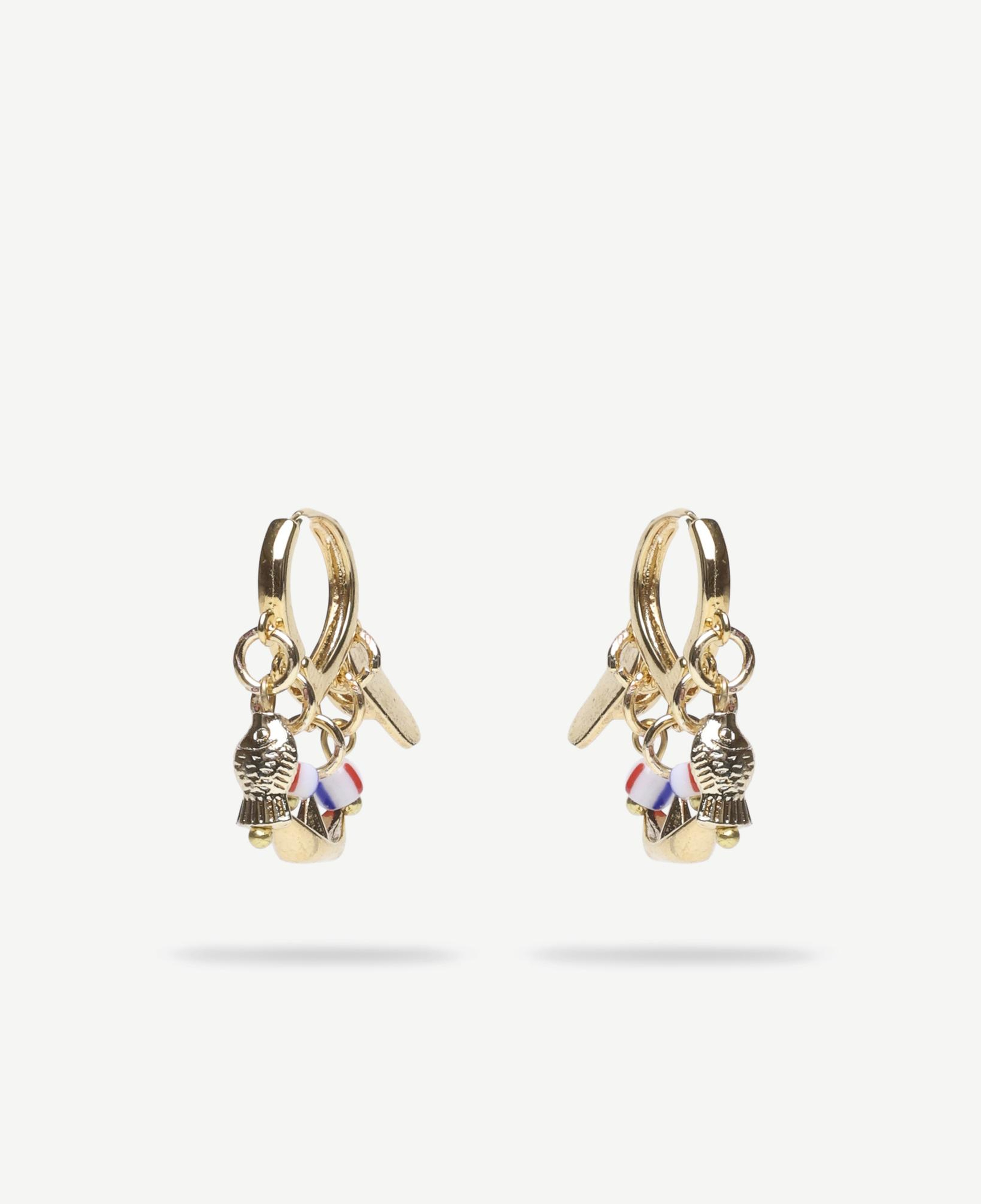 YARGICI Charm Detaylı Halka Küpe
