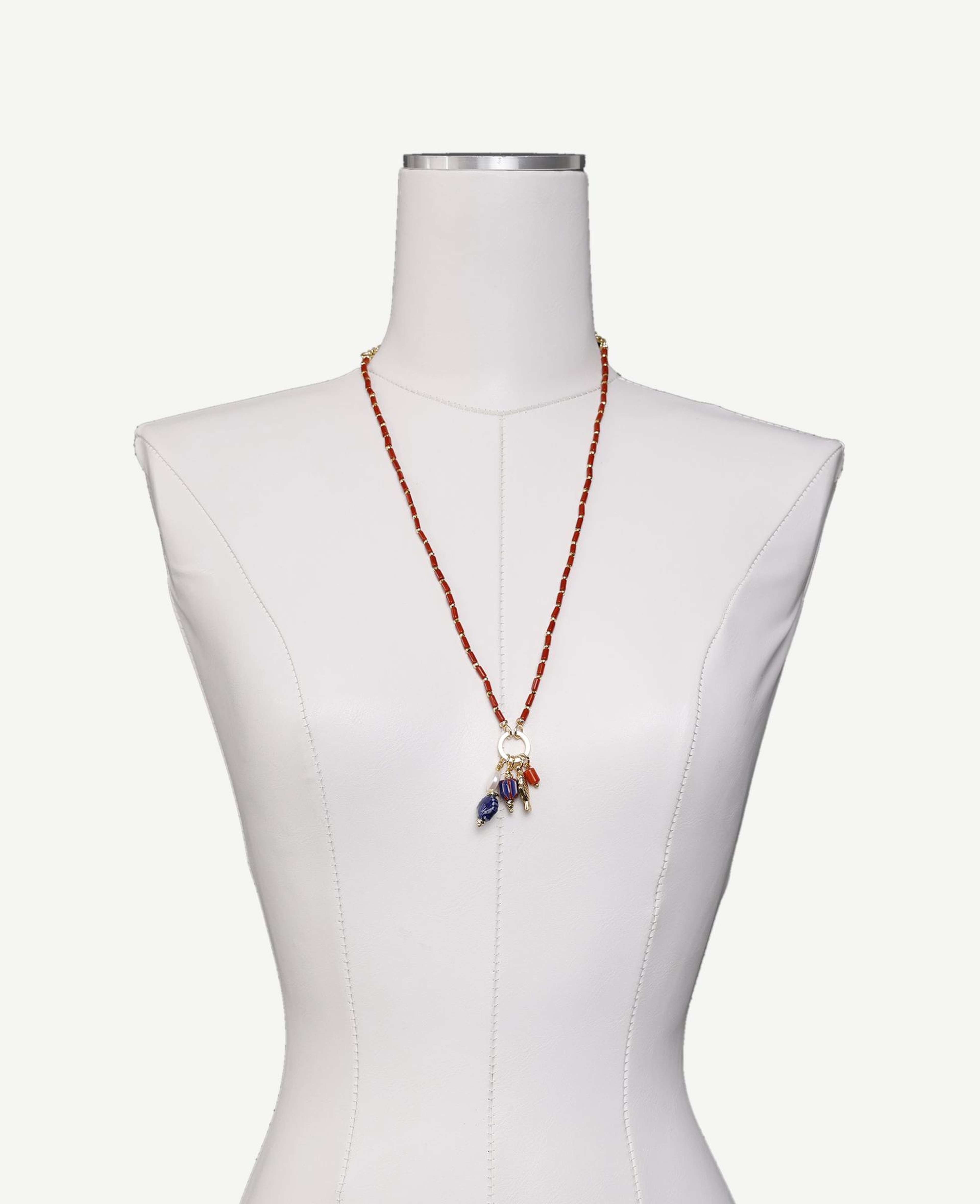 YARGICI Charm Detaylı Mercan Kolye