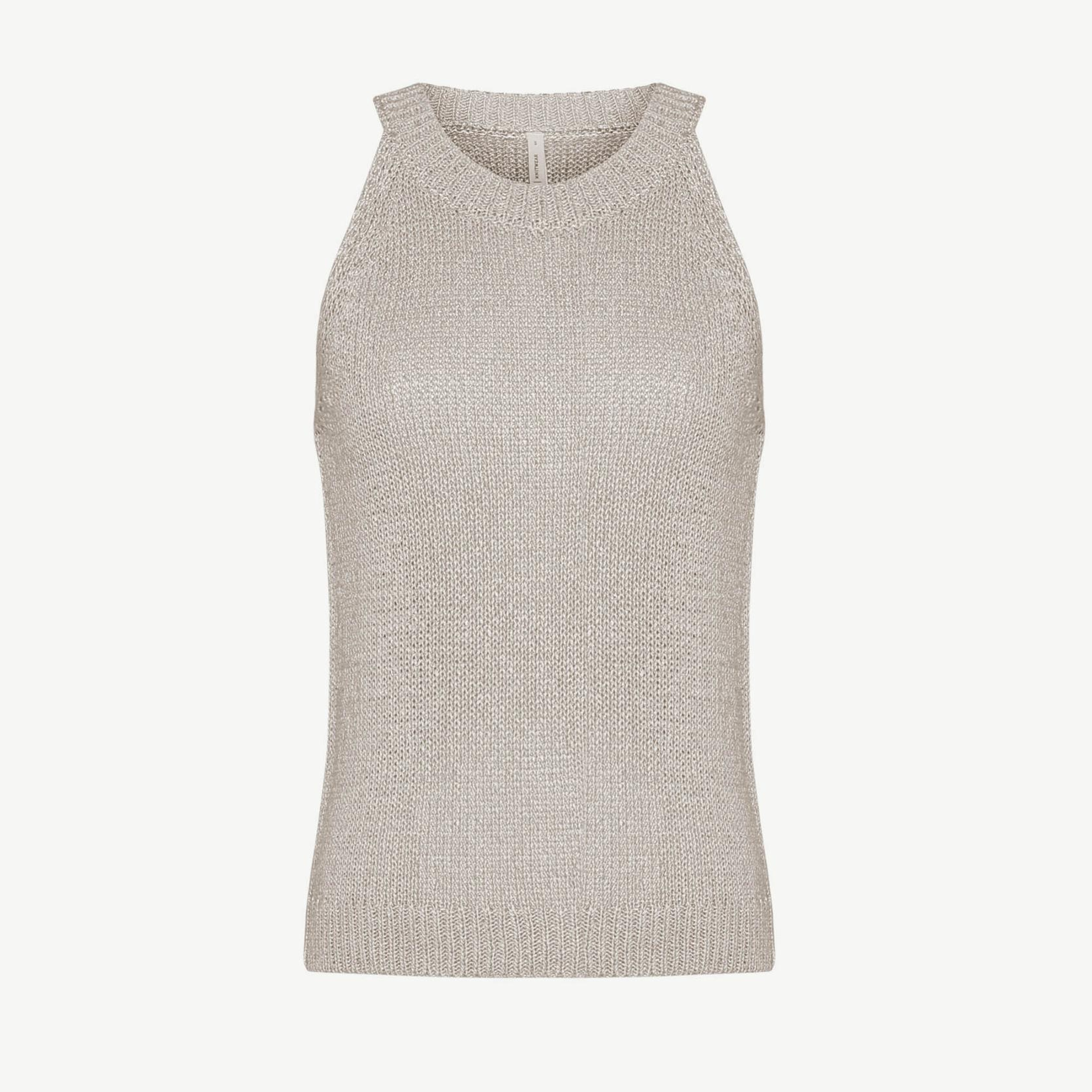 YARGICI Regular Halter Yaka Kolsuz Kazak