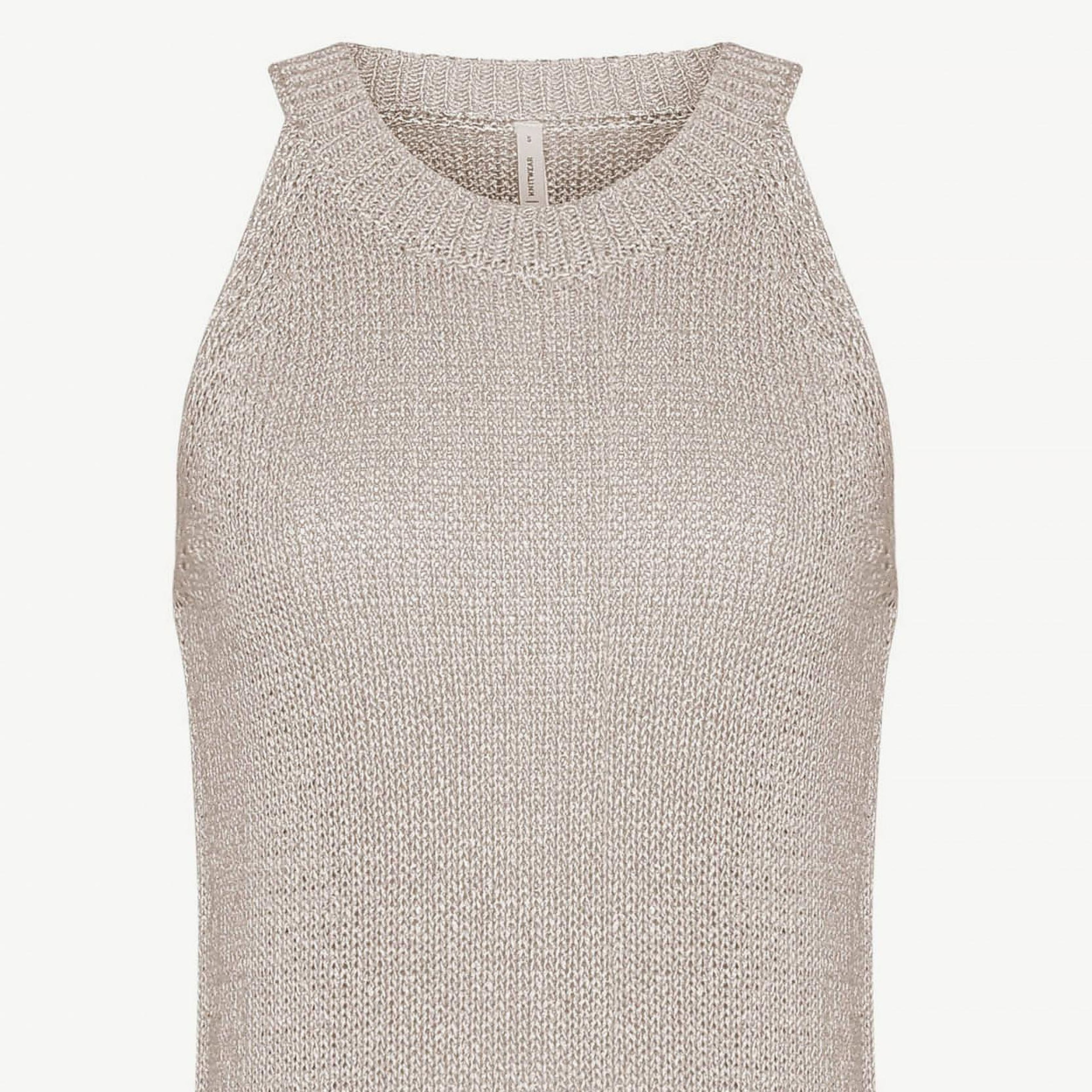 YARGICI Regular Halter Yaka Kolsuz Kazak