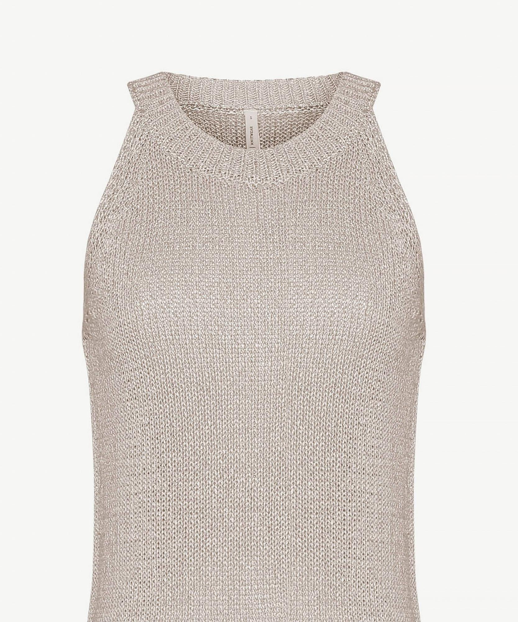 YARGICI Regular Halter Yaka Kolsuz Kazak