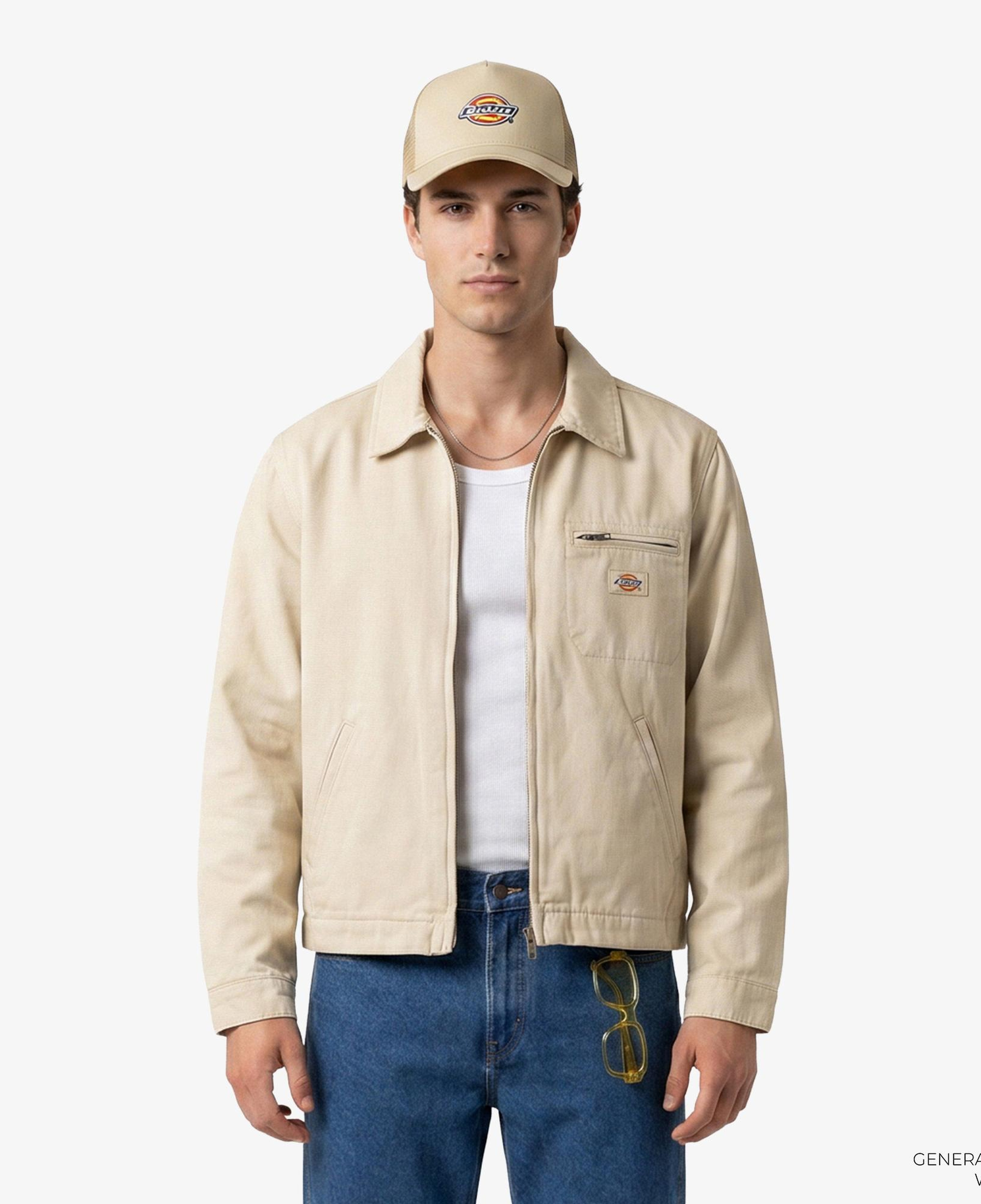 Dickies Unlined Canvas Painter Kadın Bej Ceket
