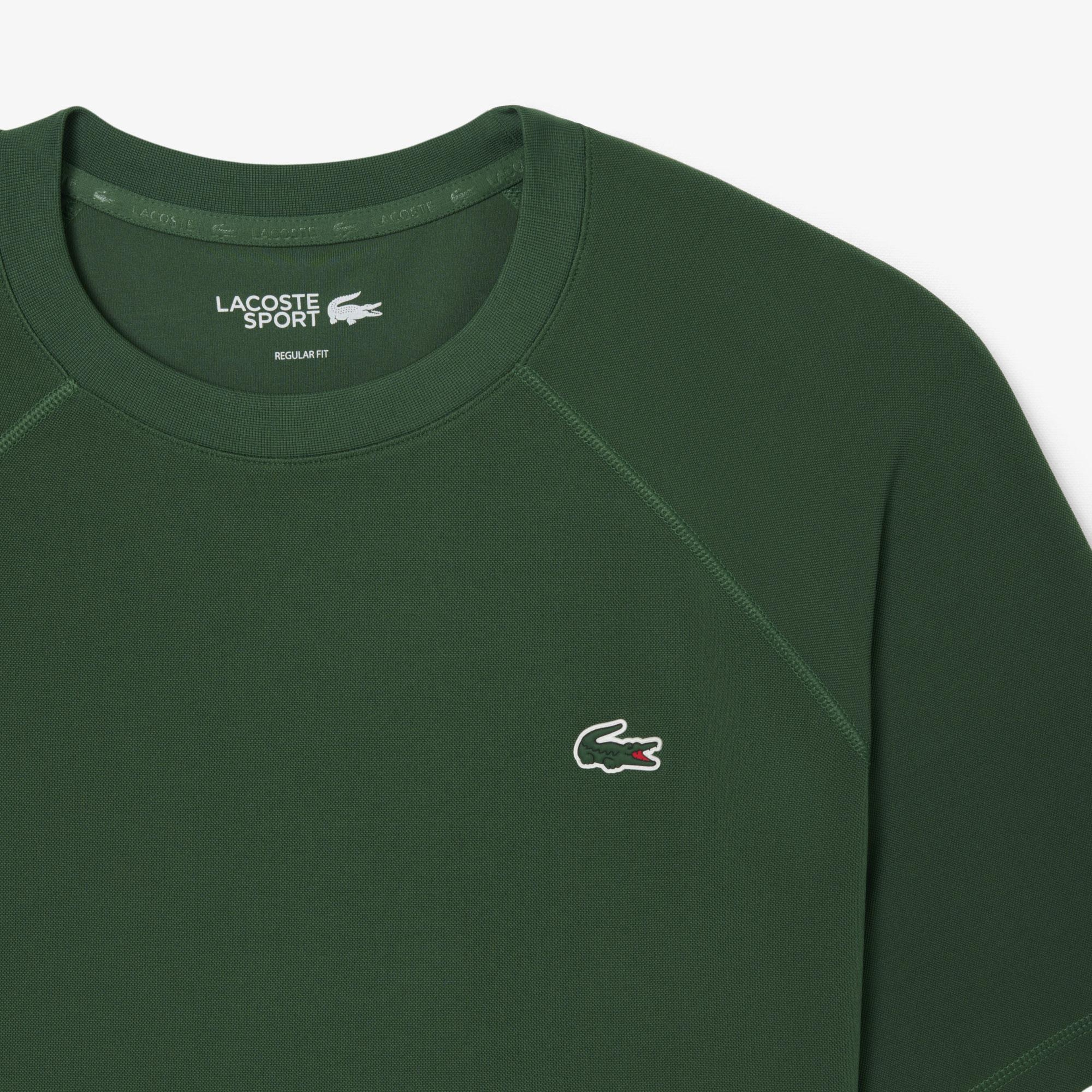 Erkek Regular Fit Bisiklet Yaka Yeşil T-Shirt