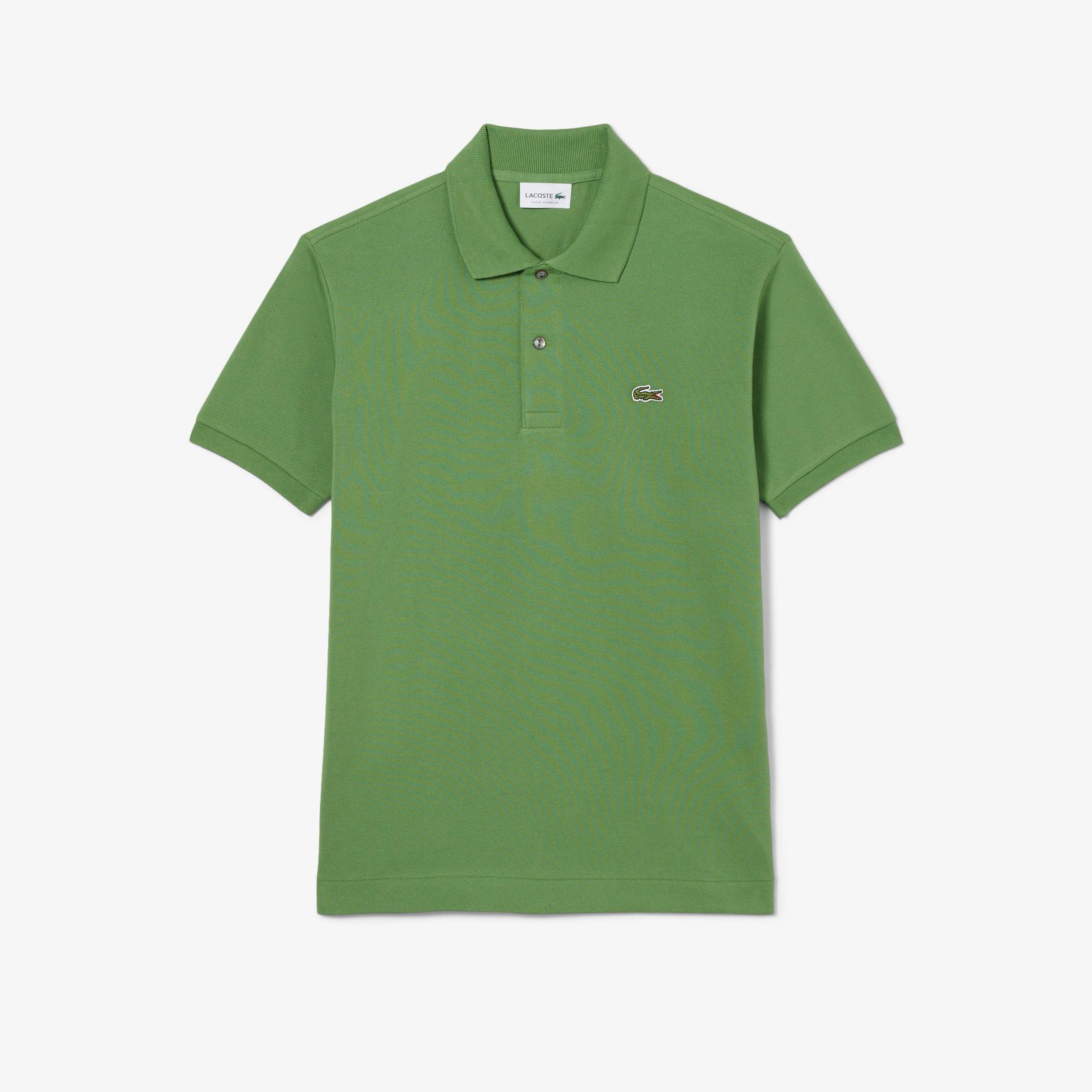 L.12.12 Erkek Classic Fit Yeşil Polo