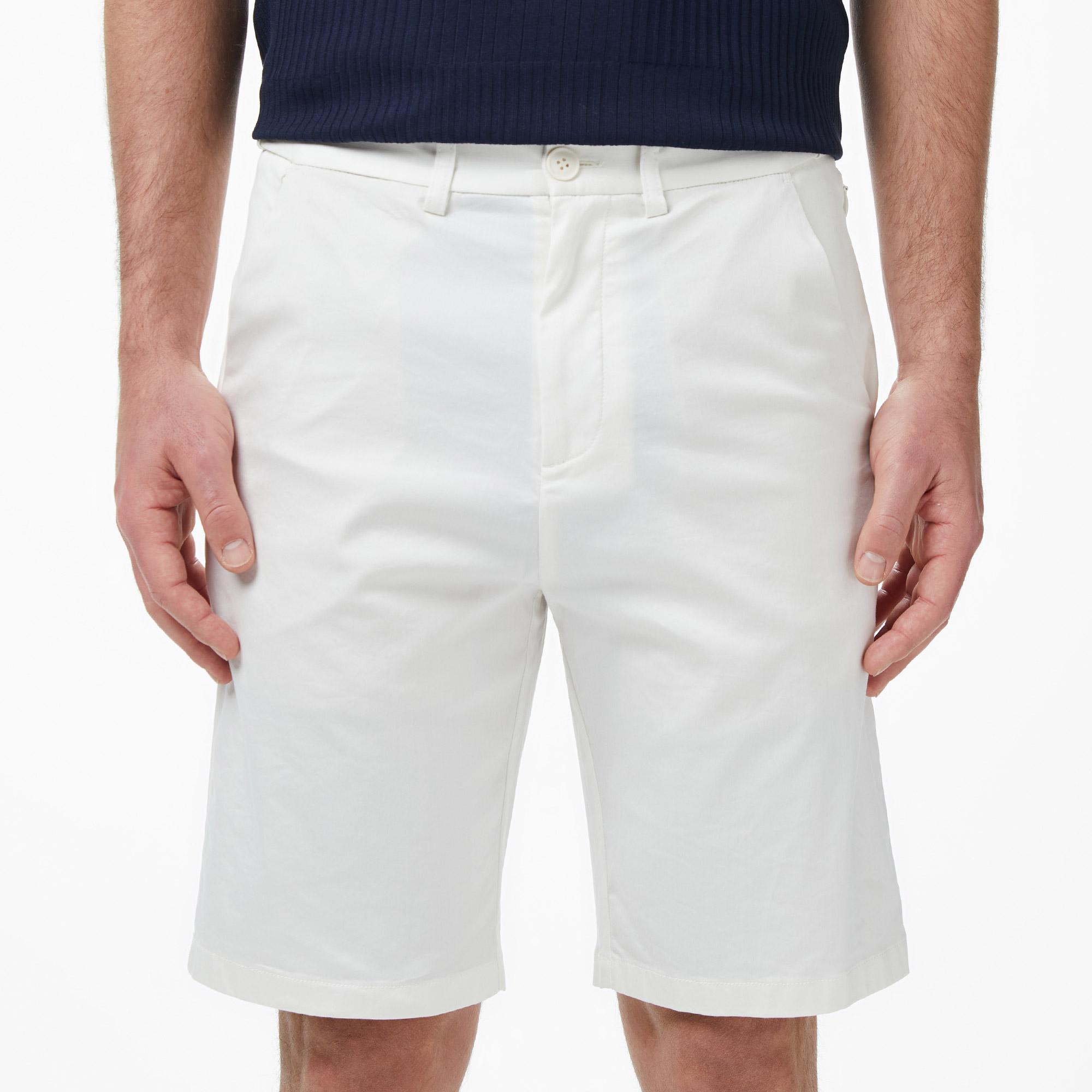 Lacoste Regular Fit Erkek Beyaz Şort