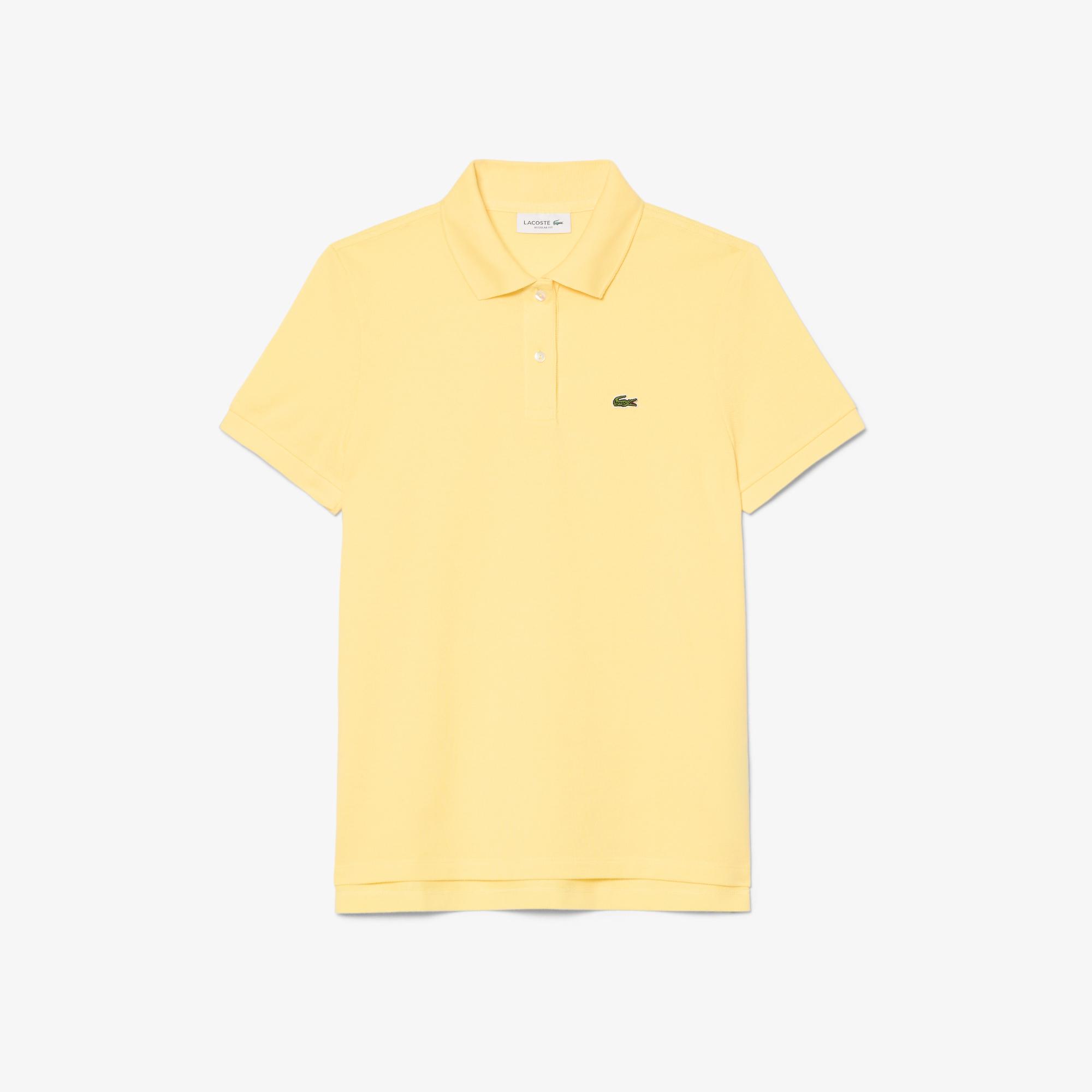 Kadın Regular Fit Sarı Polo