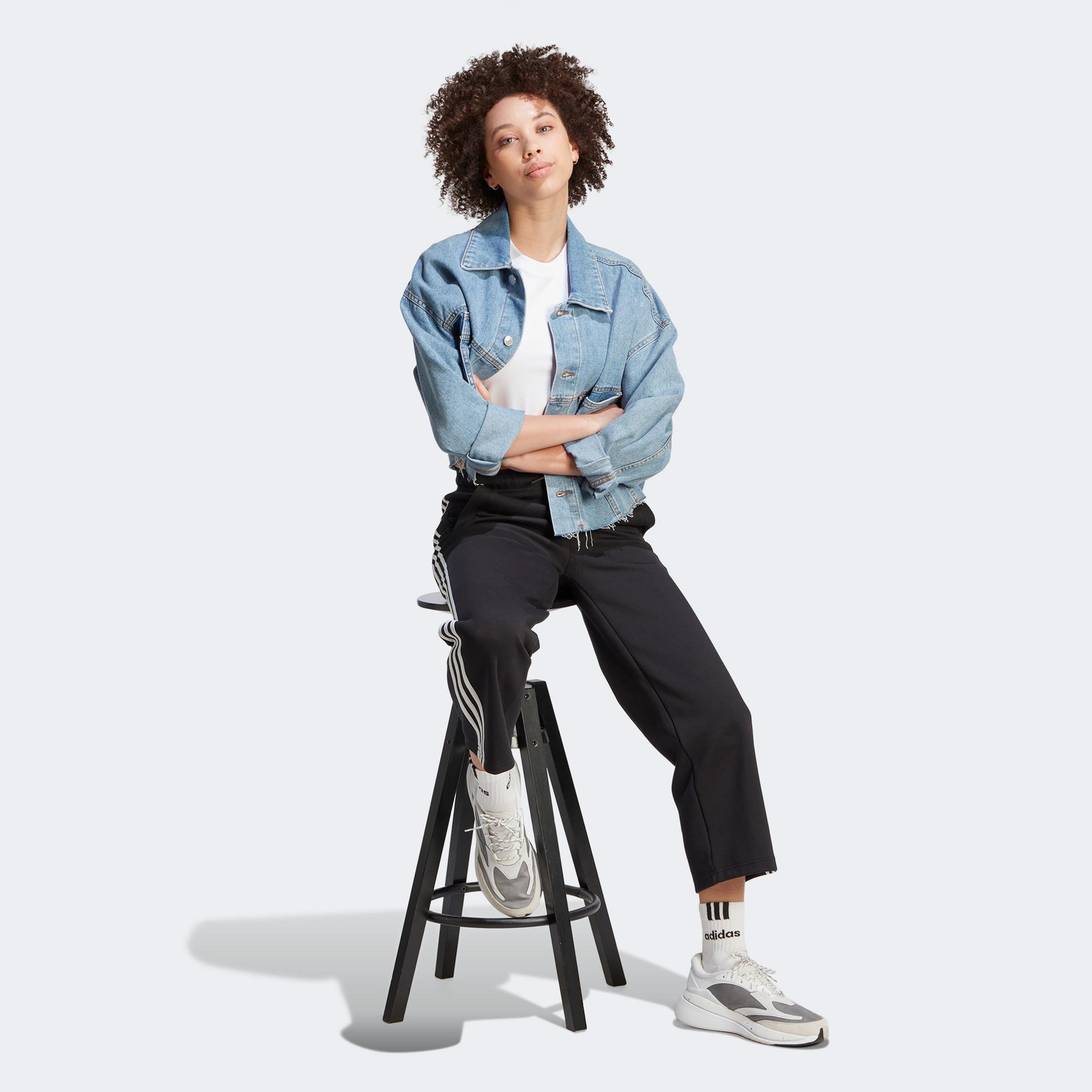 adidas Fi 3S s Kadın Siyah Eşofman Altı