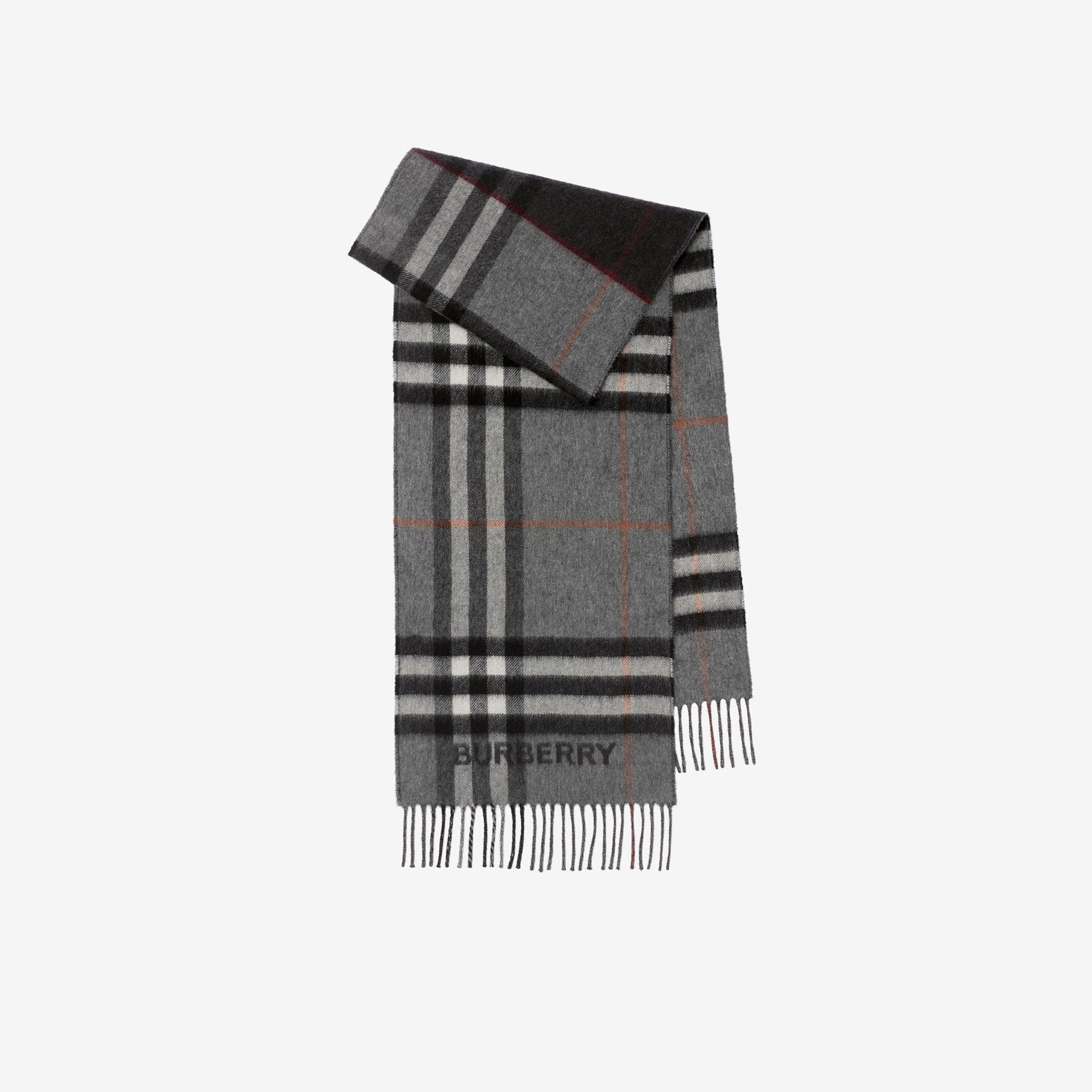 Burberry Unisex Gri Atkı
