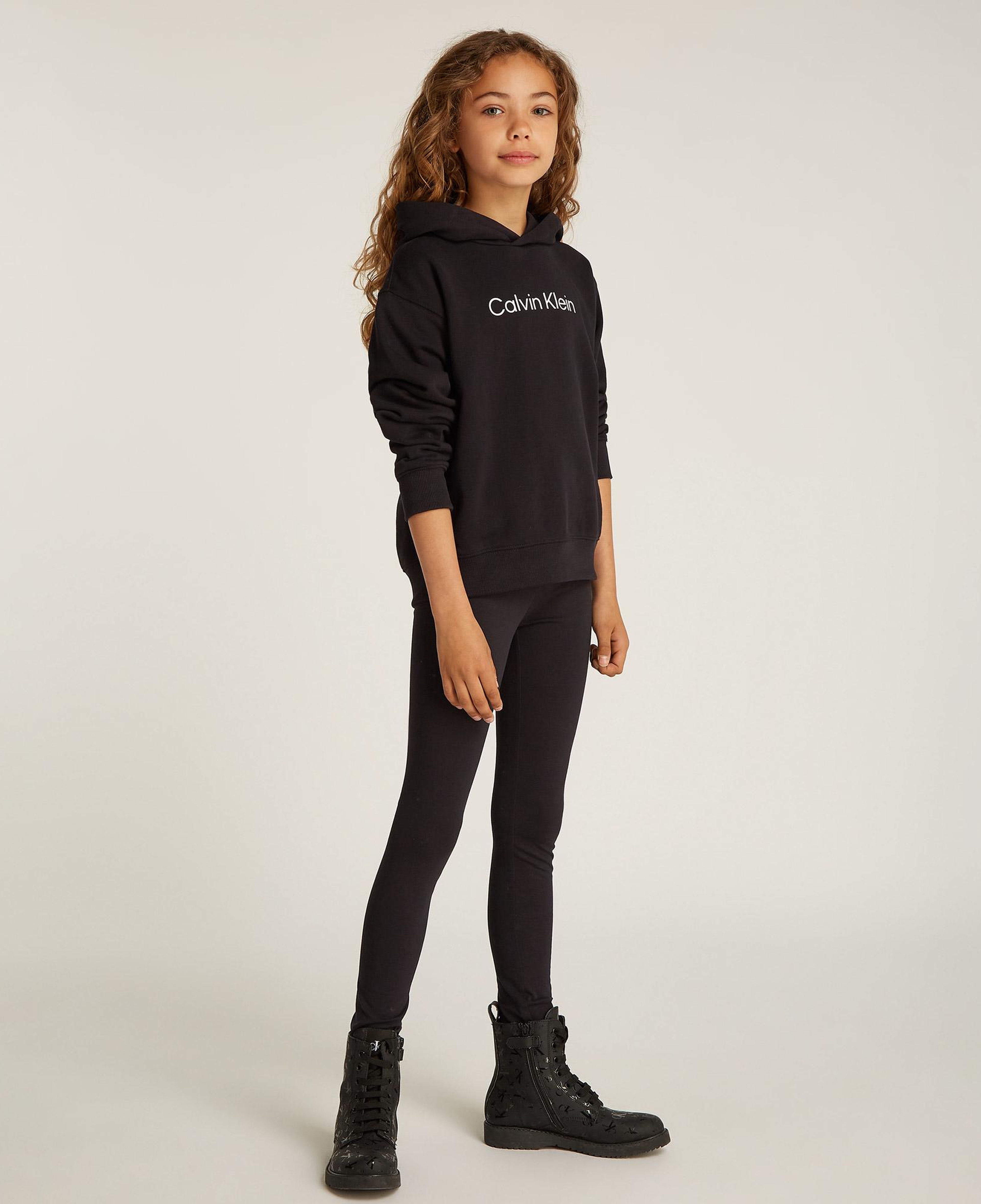 Calvin Klein Relax Legging Set Çocuk Siyah Eşofman Takımı