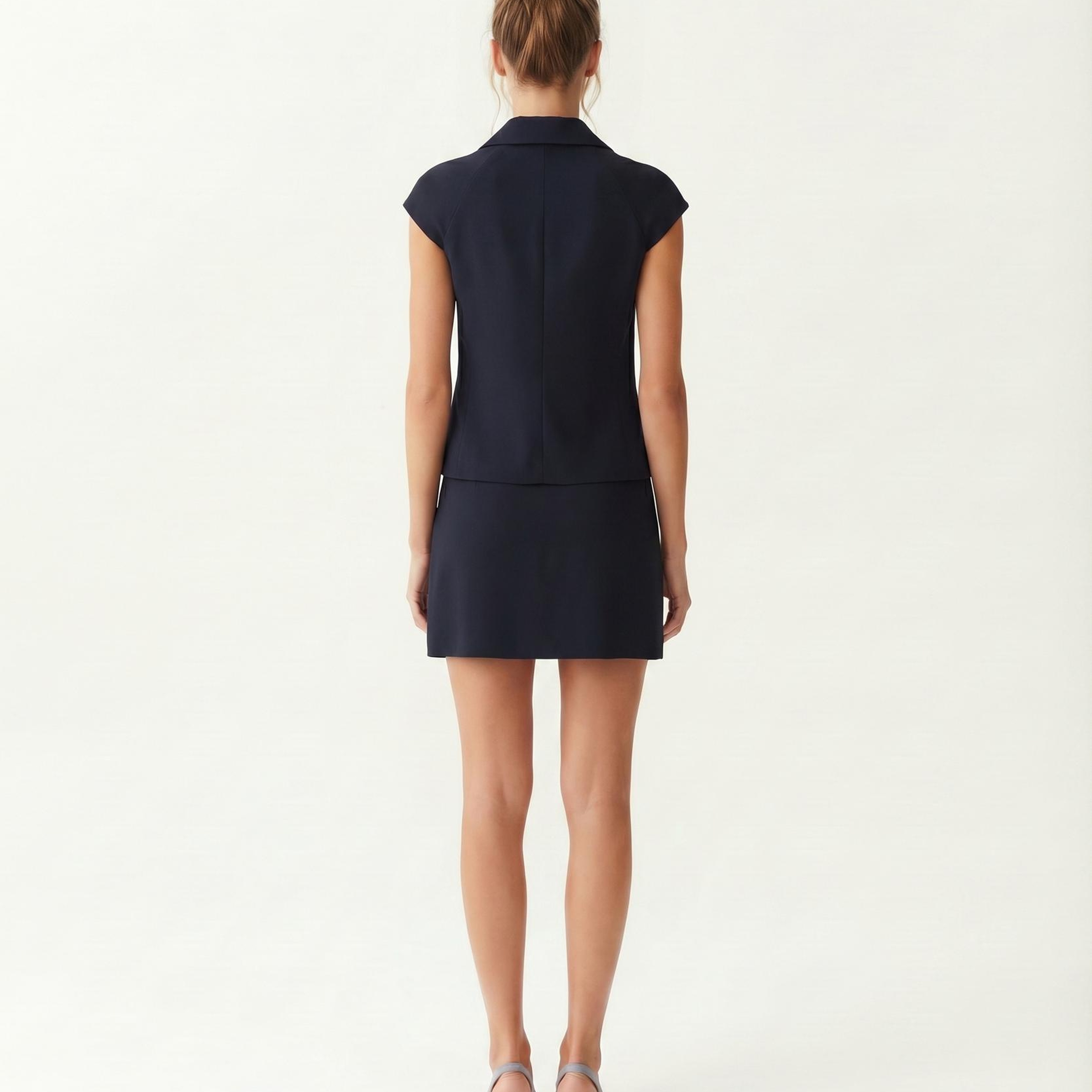 YARGICI Tailored Ceket Yaka Kısa Kol Ceket