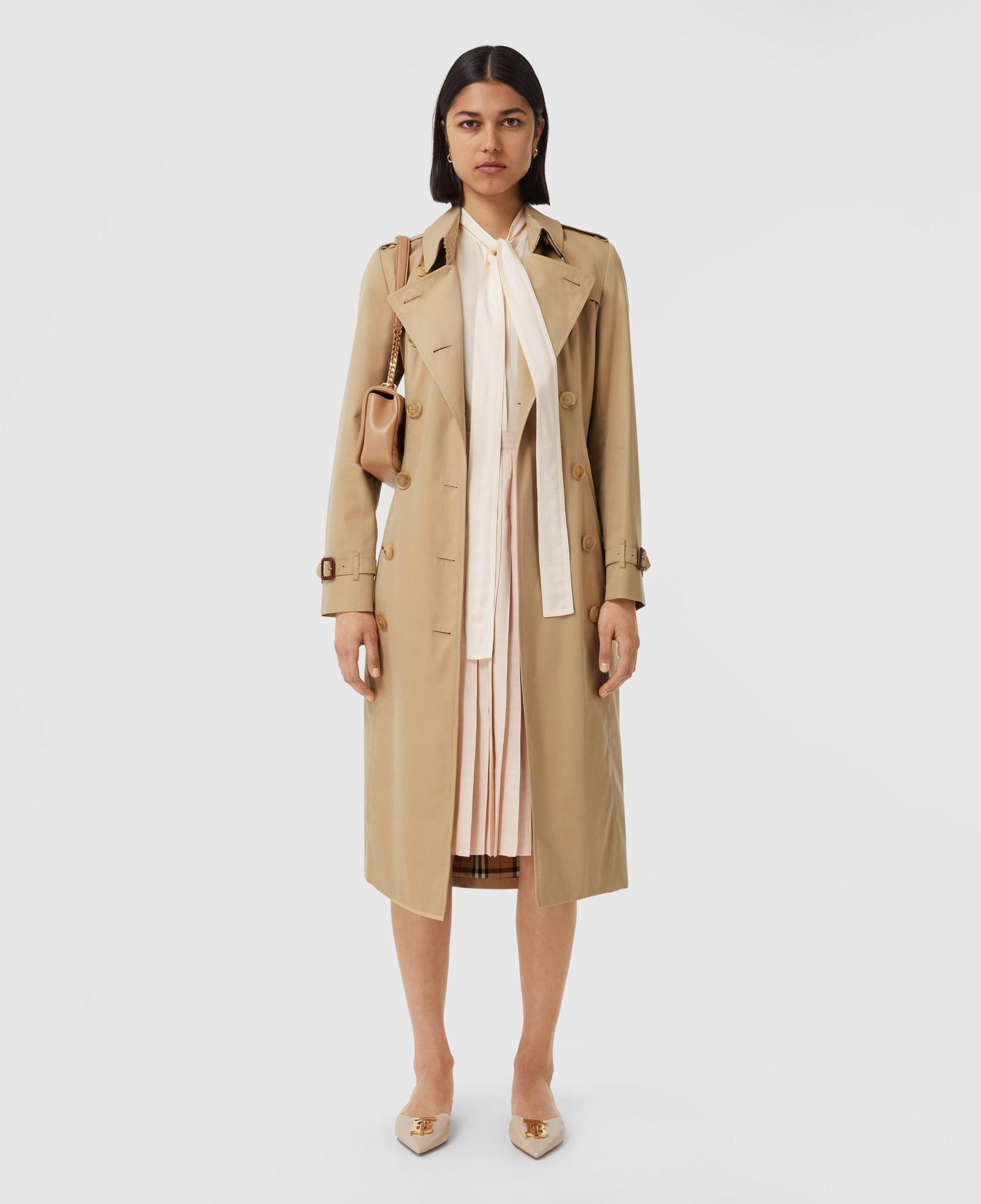 Burberry The Long Chelsea Heritage Kadın Bej Trençkot