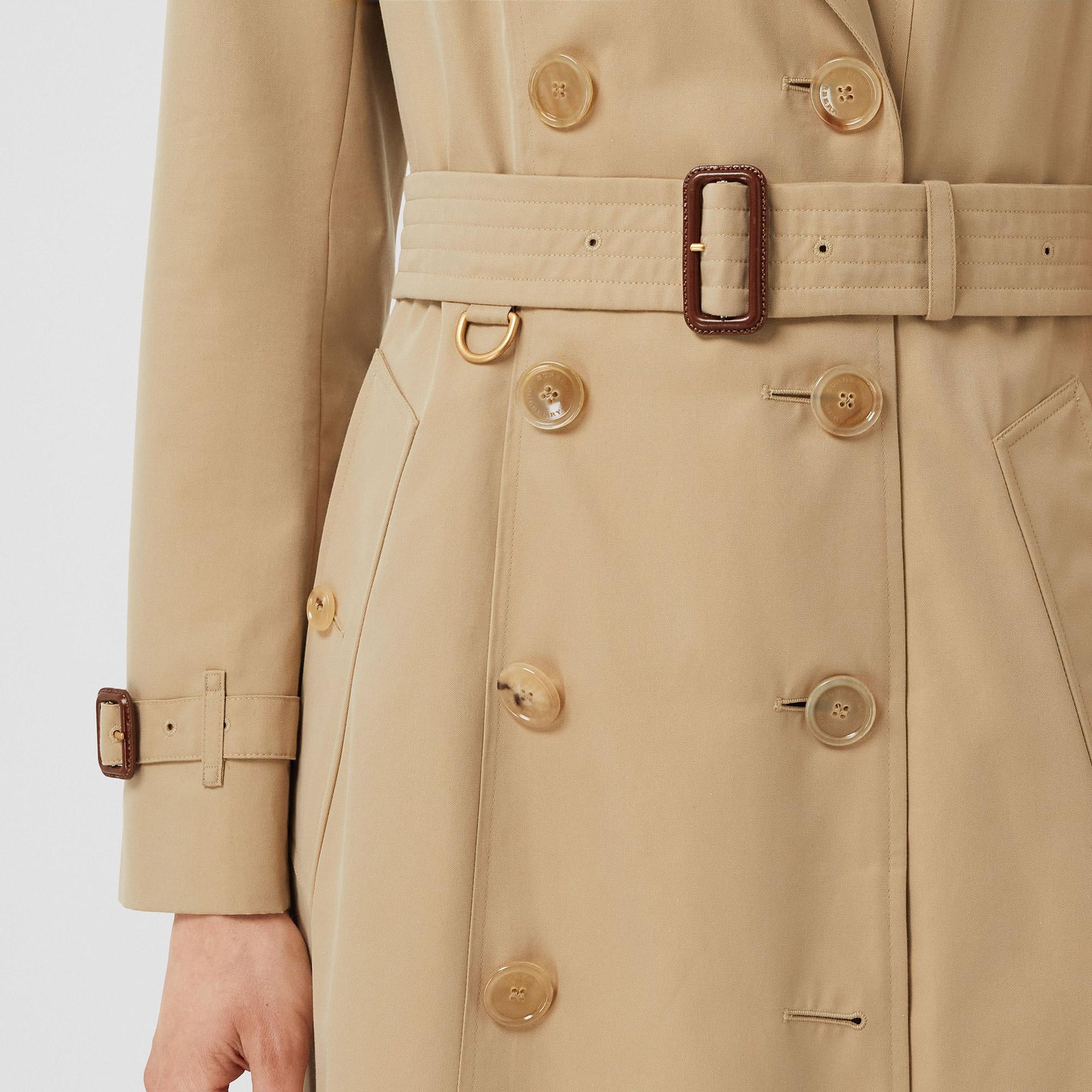 Burberry The Long Chelsea Heritage Kadın Bej Trençkot