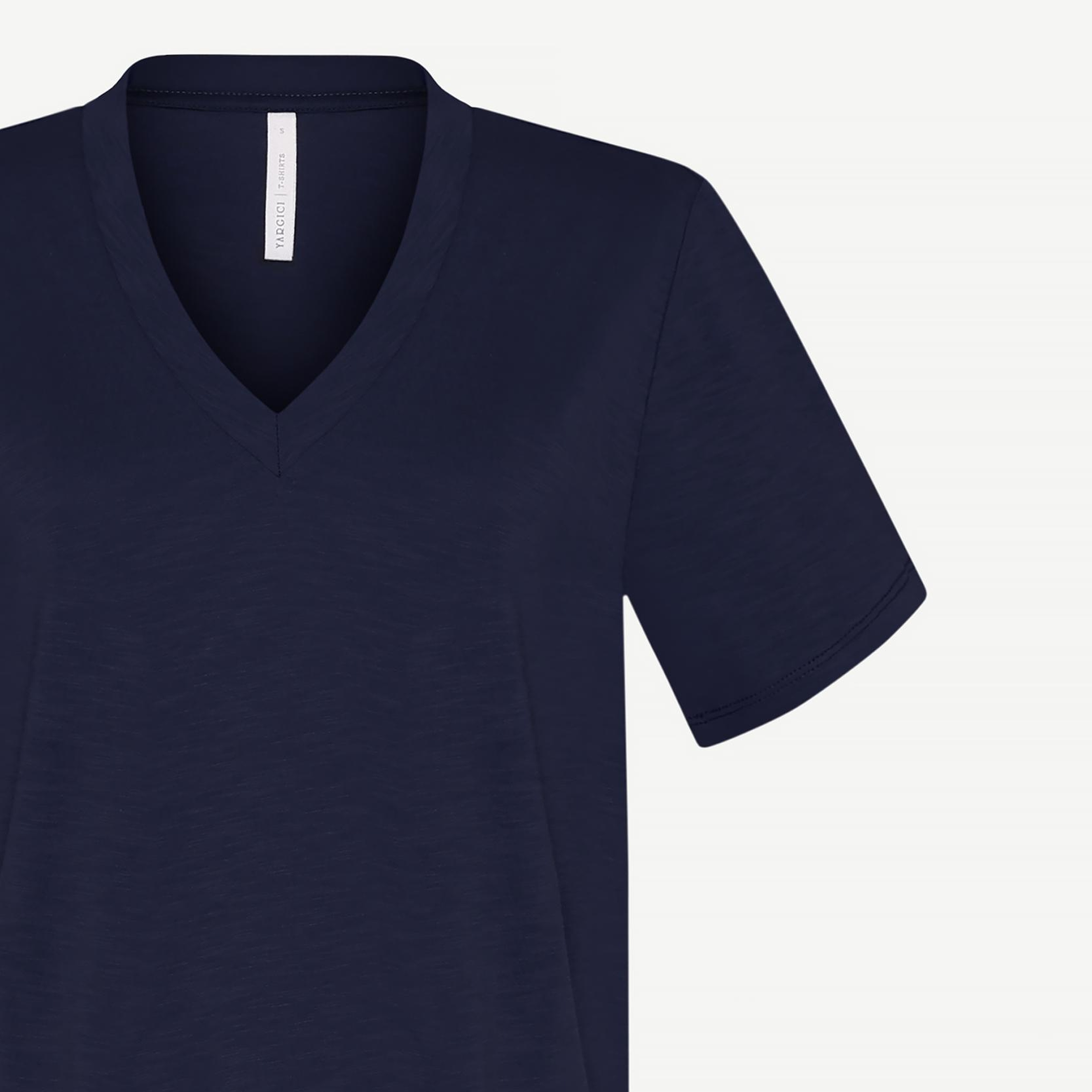 YARGICI Regular V Yaka Kısa Kol T-shirt