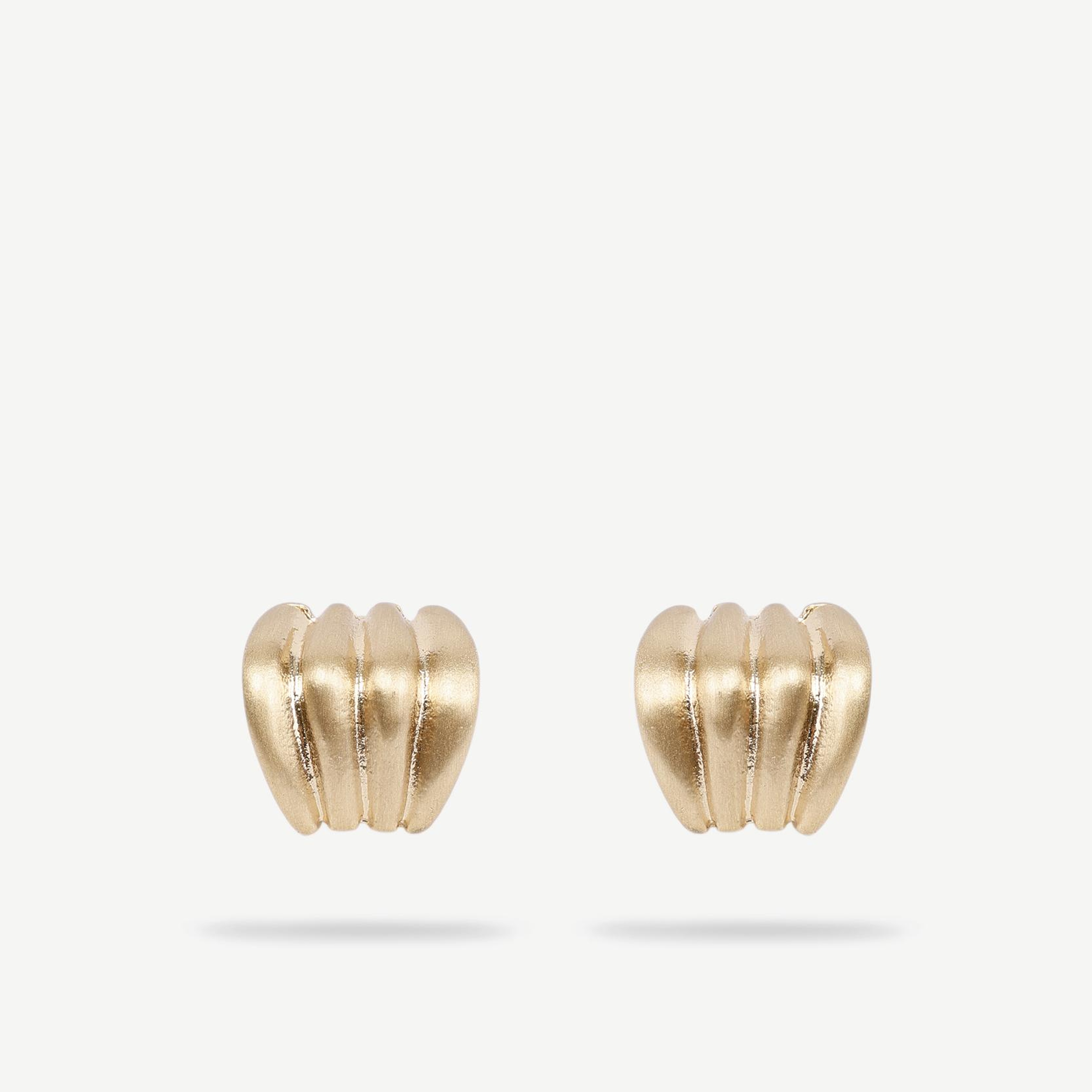 YARGICI Dokulu Gold Küpe