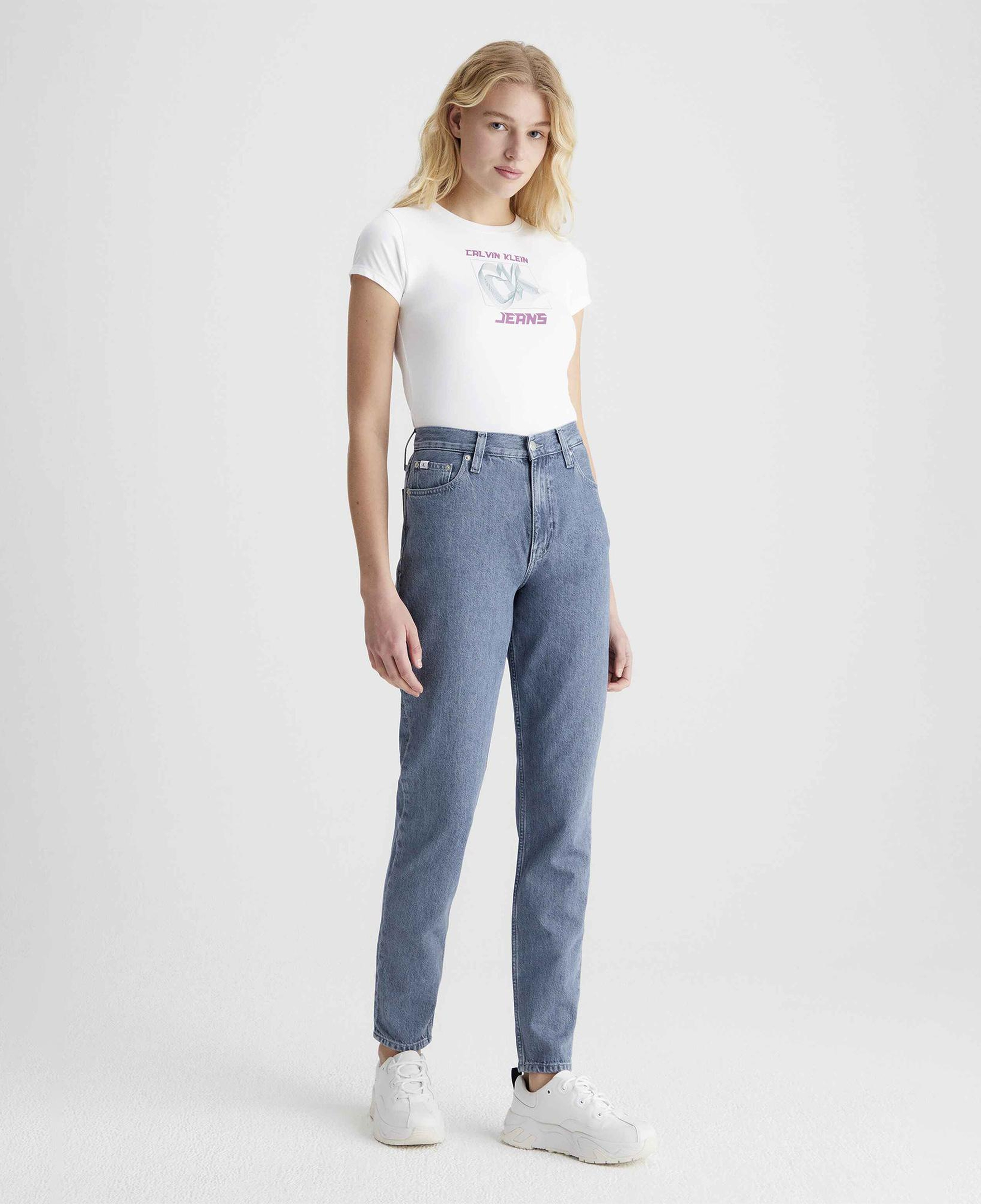 Calvin Klein Kadın Mavi Denim Jean
