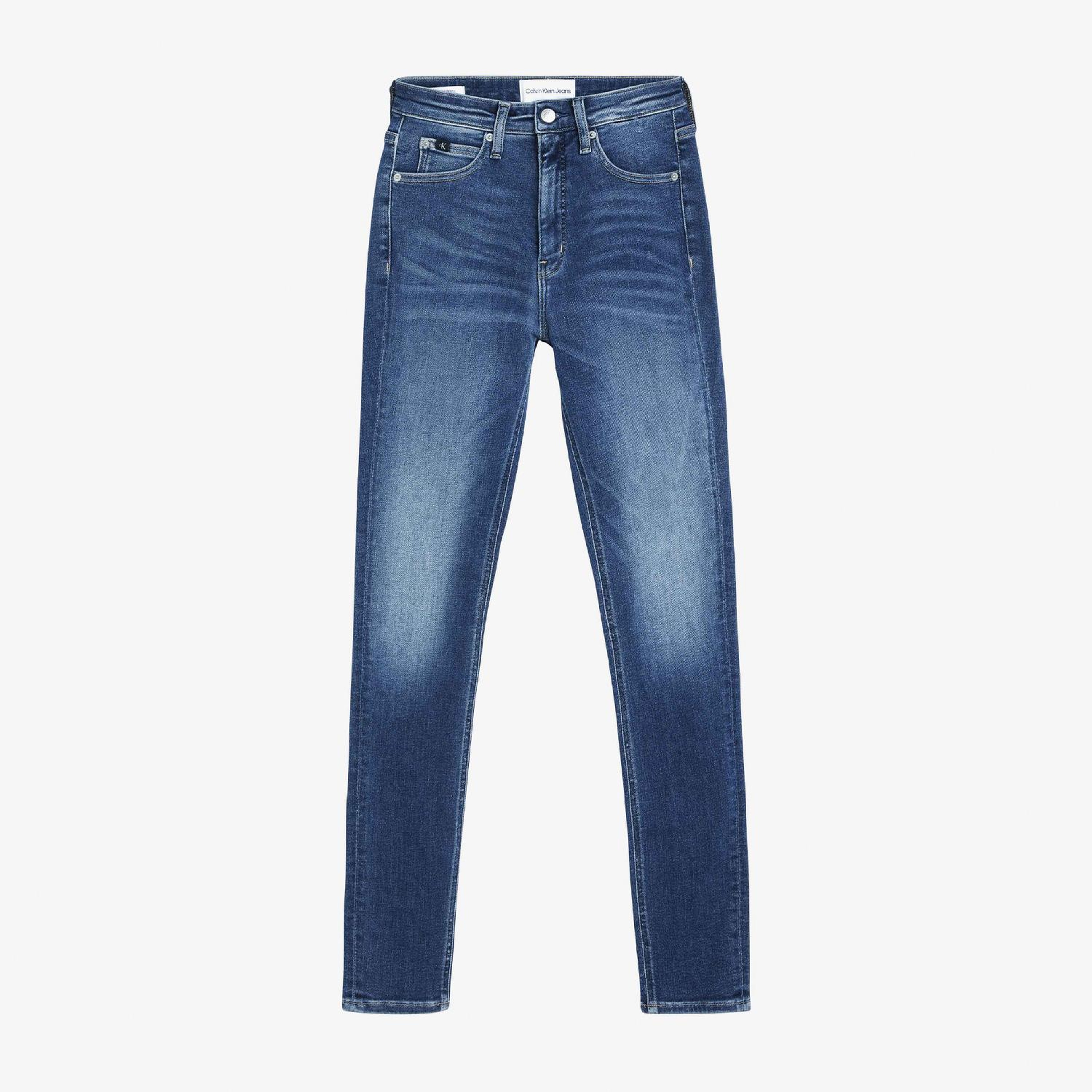 Calvin Klein Kadın Mavi Denim Jean
