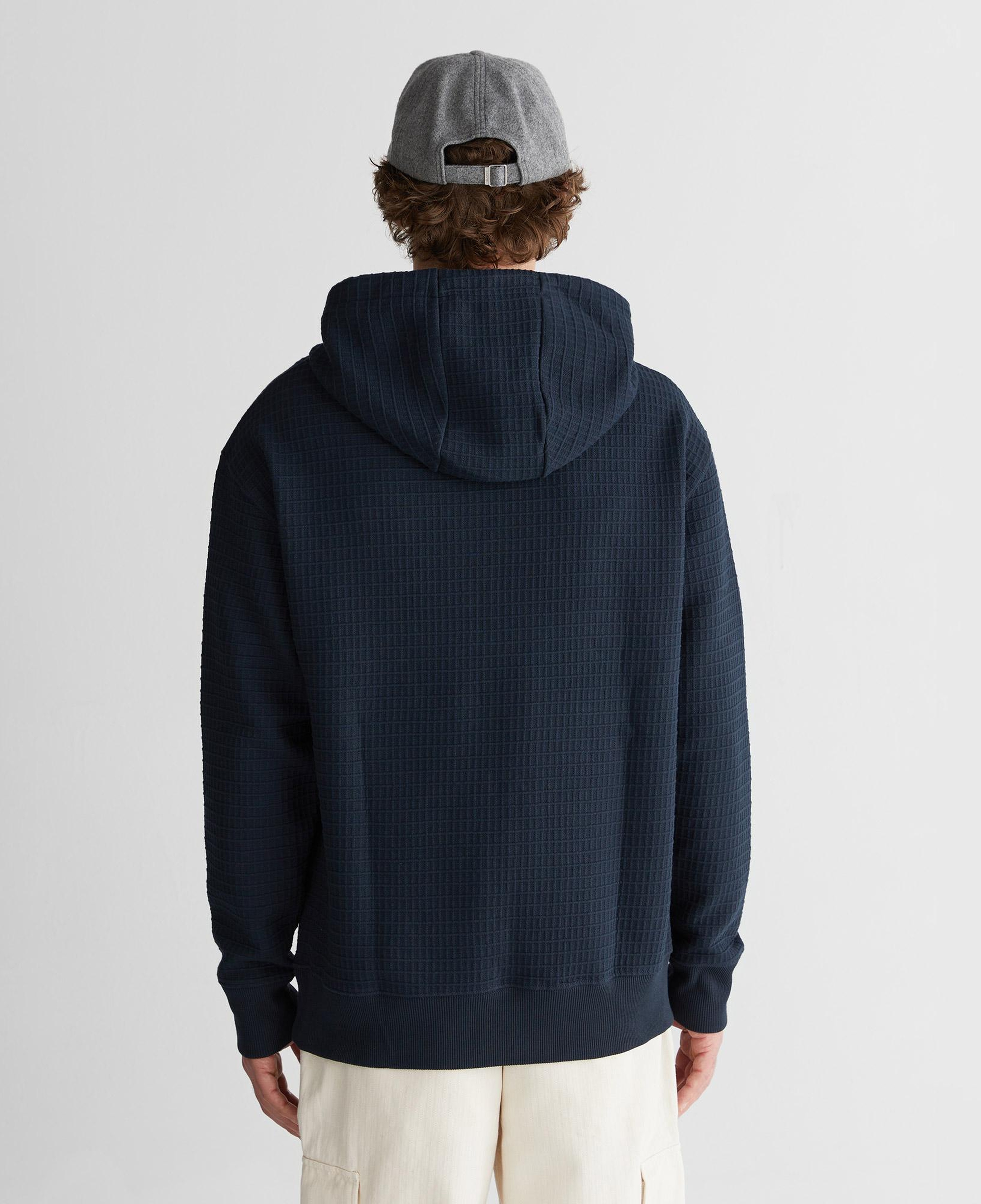 GANT Erkek Lacivert Regular Fit Kapüşonlu Sweatshirt