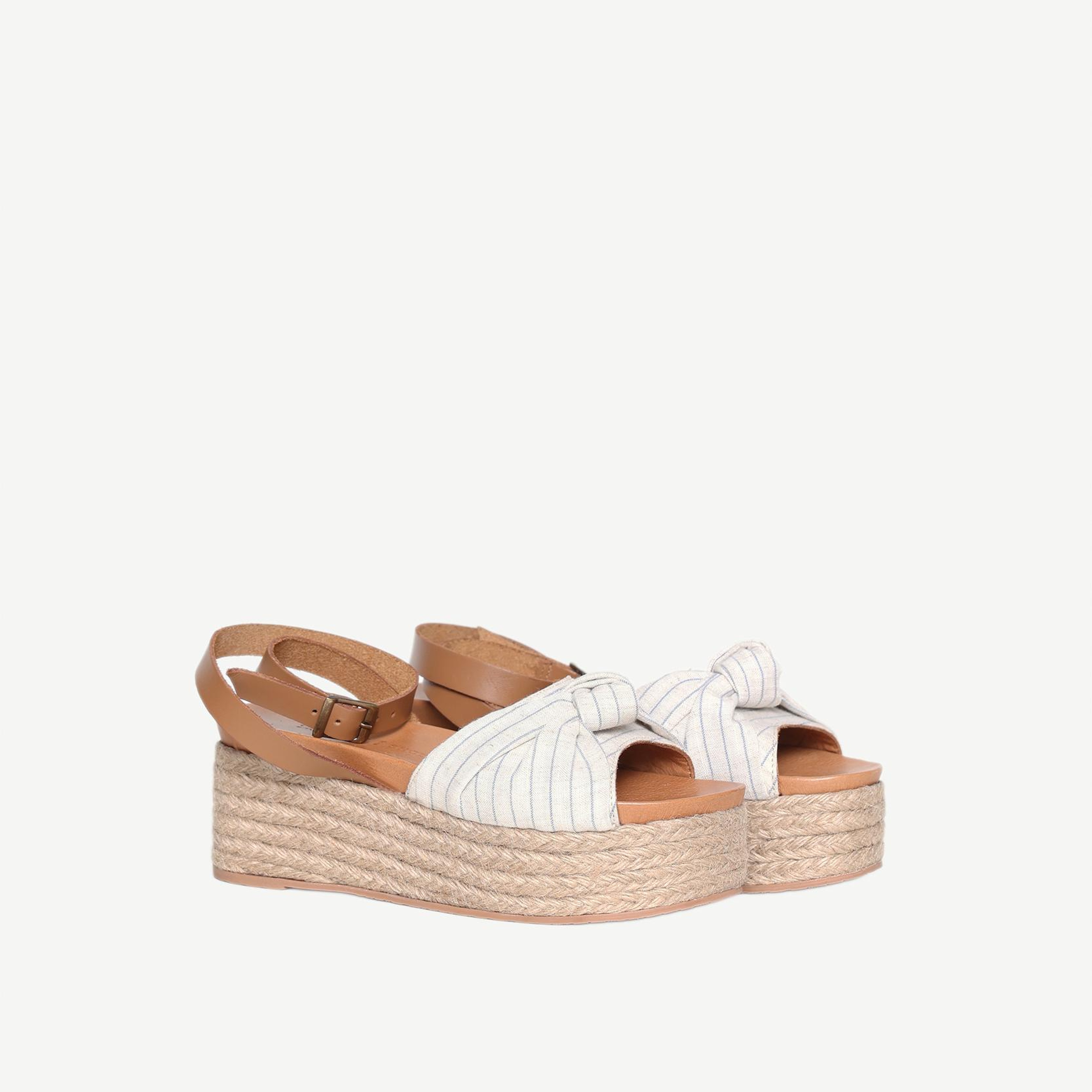 YARGICI Kumaş Bantlı Espadril Sandalet