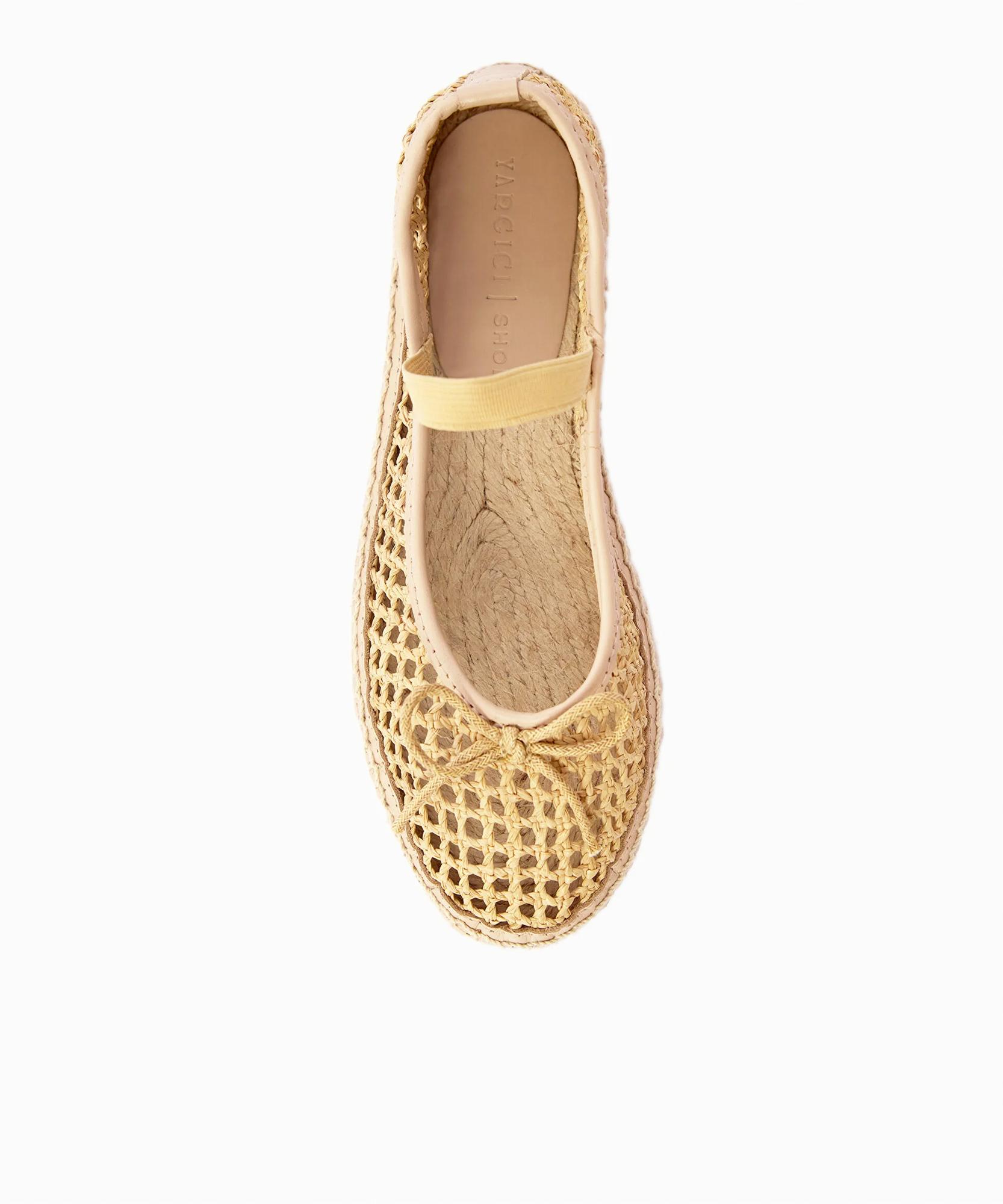 YARGICI Rafya Örgülü Mary Jane Espadril