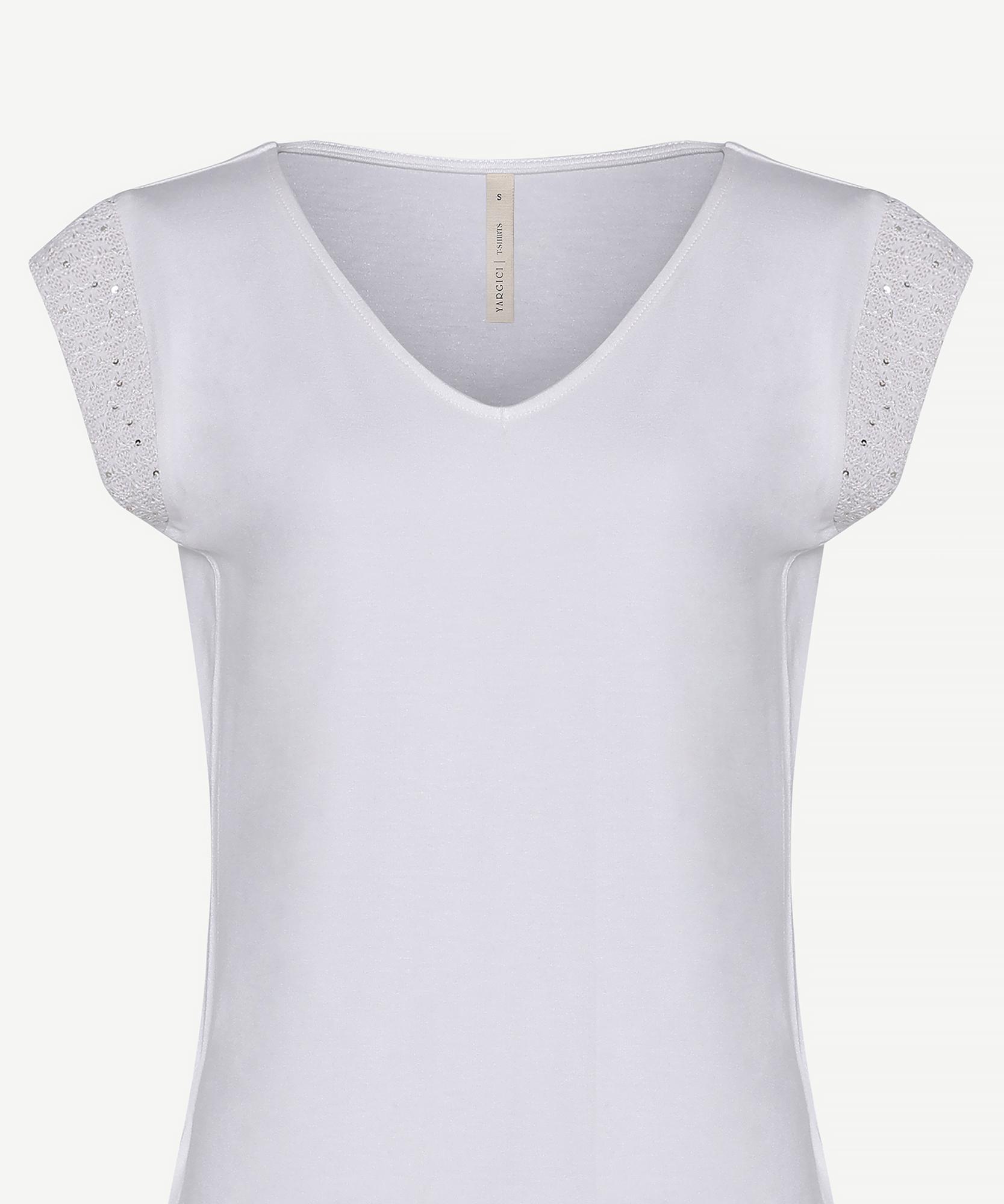 YARGICI Regular V Yaka Kısa Kol T-shirt