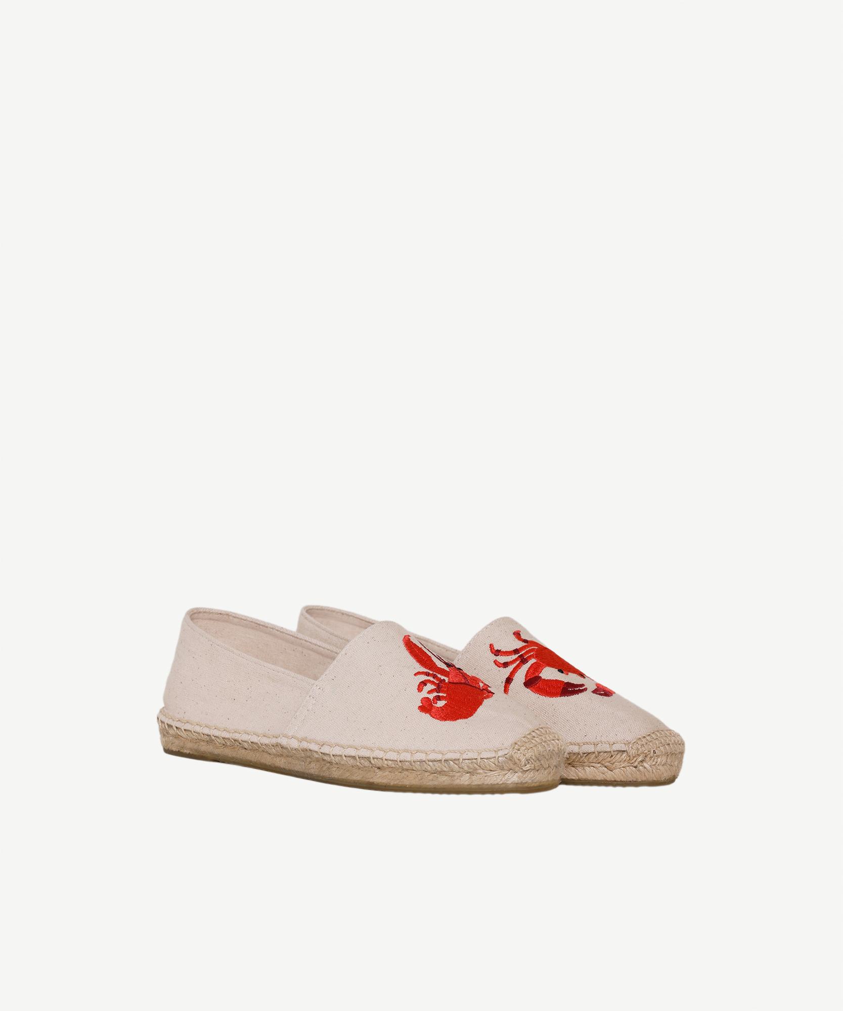 YARGICI Yengeç Nakış İşlemeli Espadril