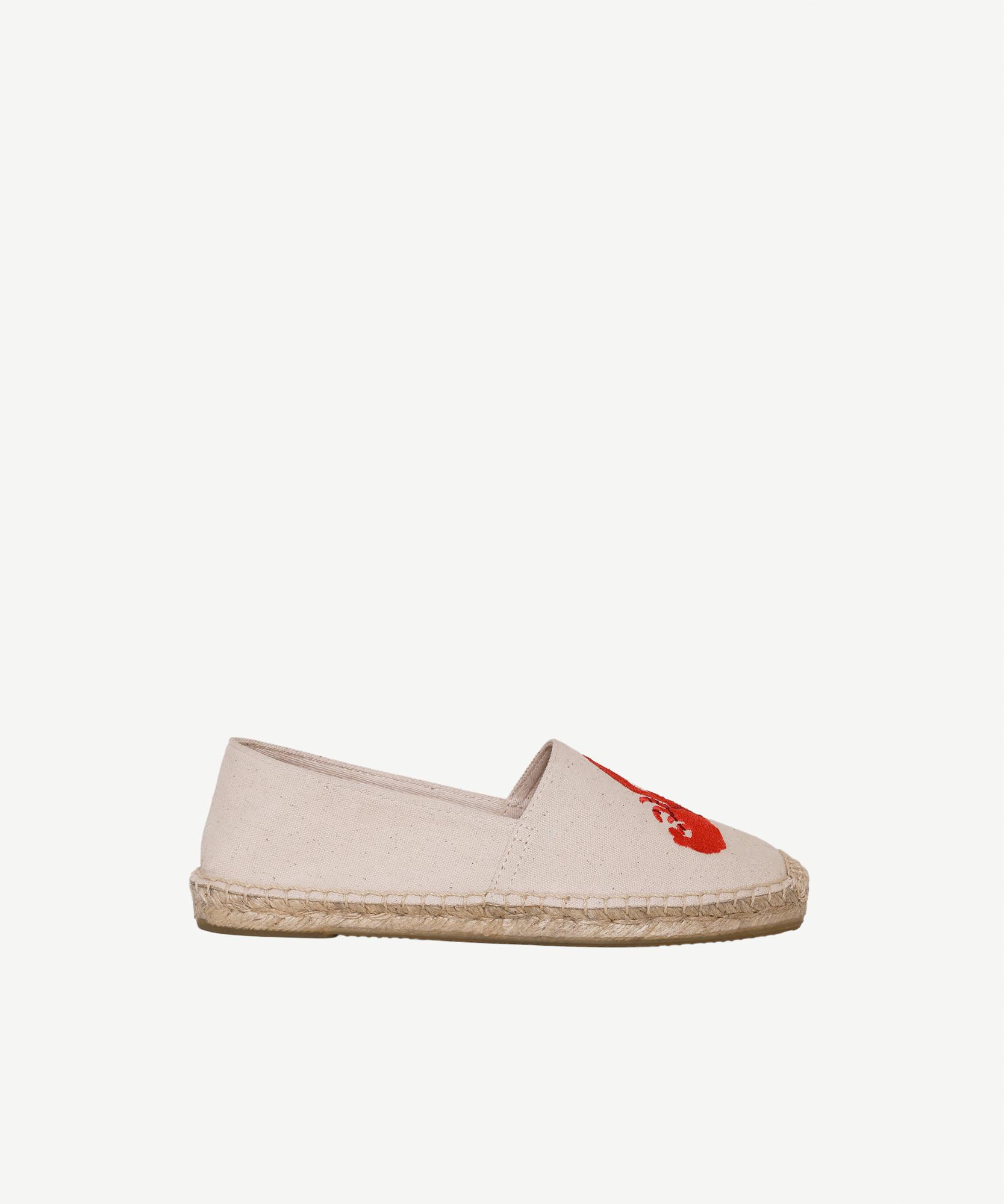 YARGICI Yengeç Nakış İşlemeli Espadril