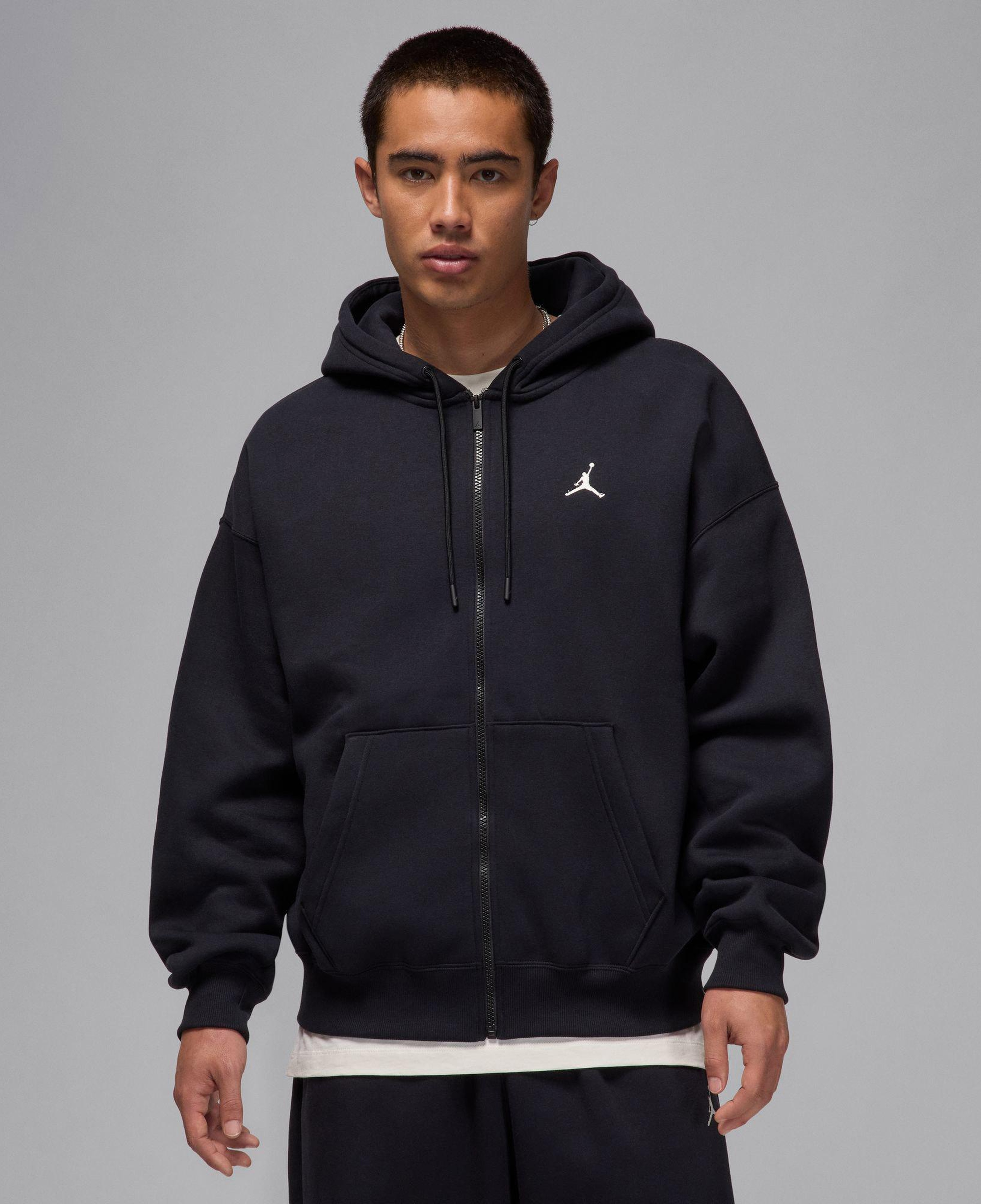 Jordan Brooklyn Fleece Oversized Erkek Siyah Ceket