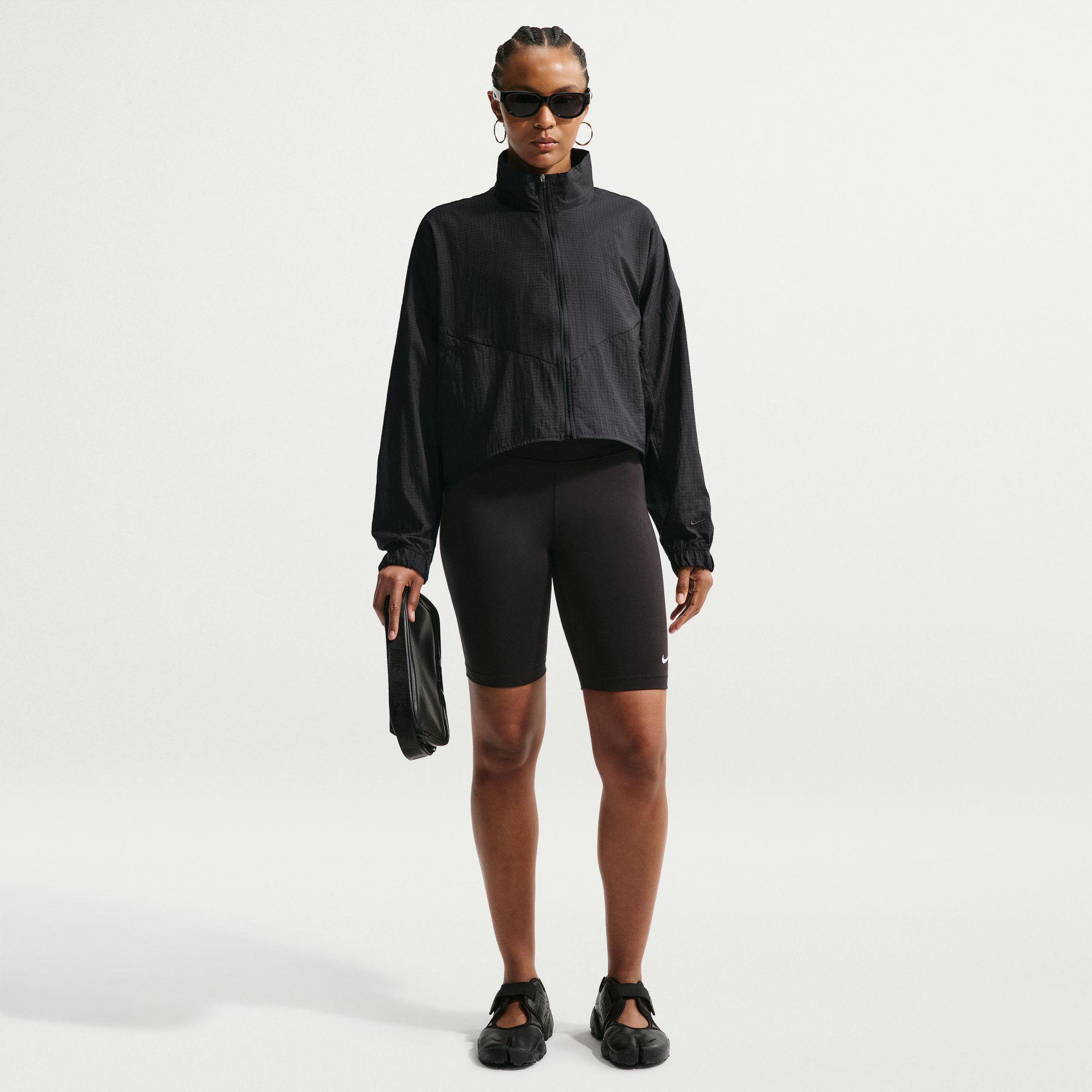 Nike Sportswear Oversized Ripstop Kadın Siyah Ceket