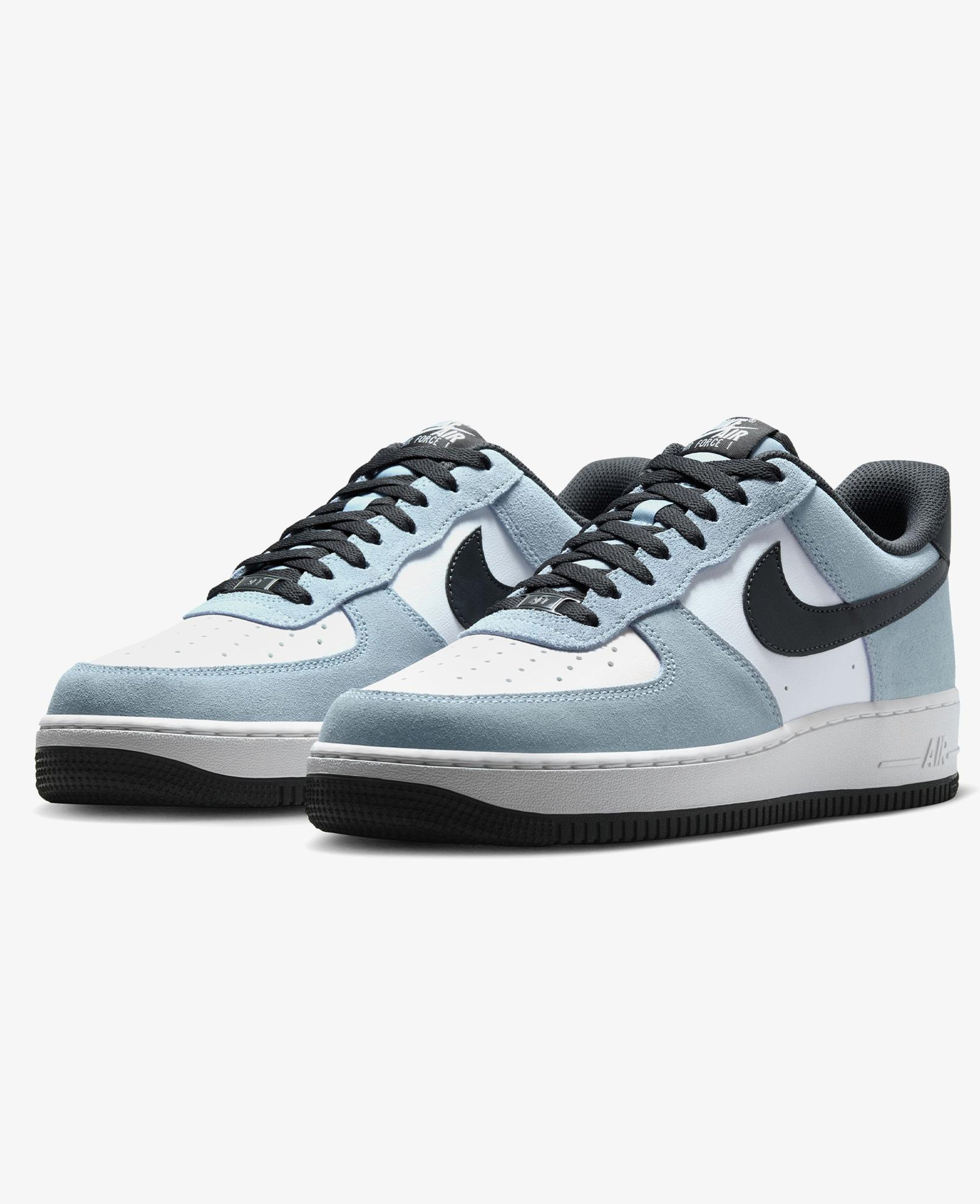 Nike Air Force 1 '07 LV8 Erkek Mavi Spor Ayakkabı