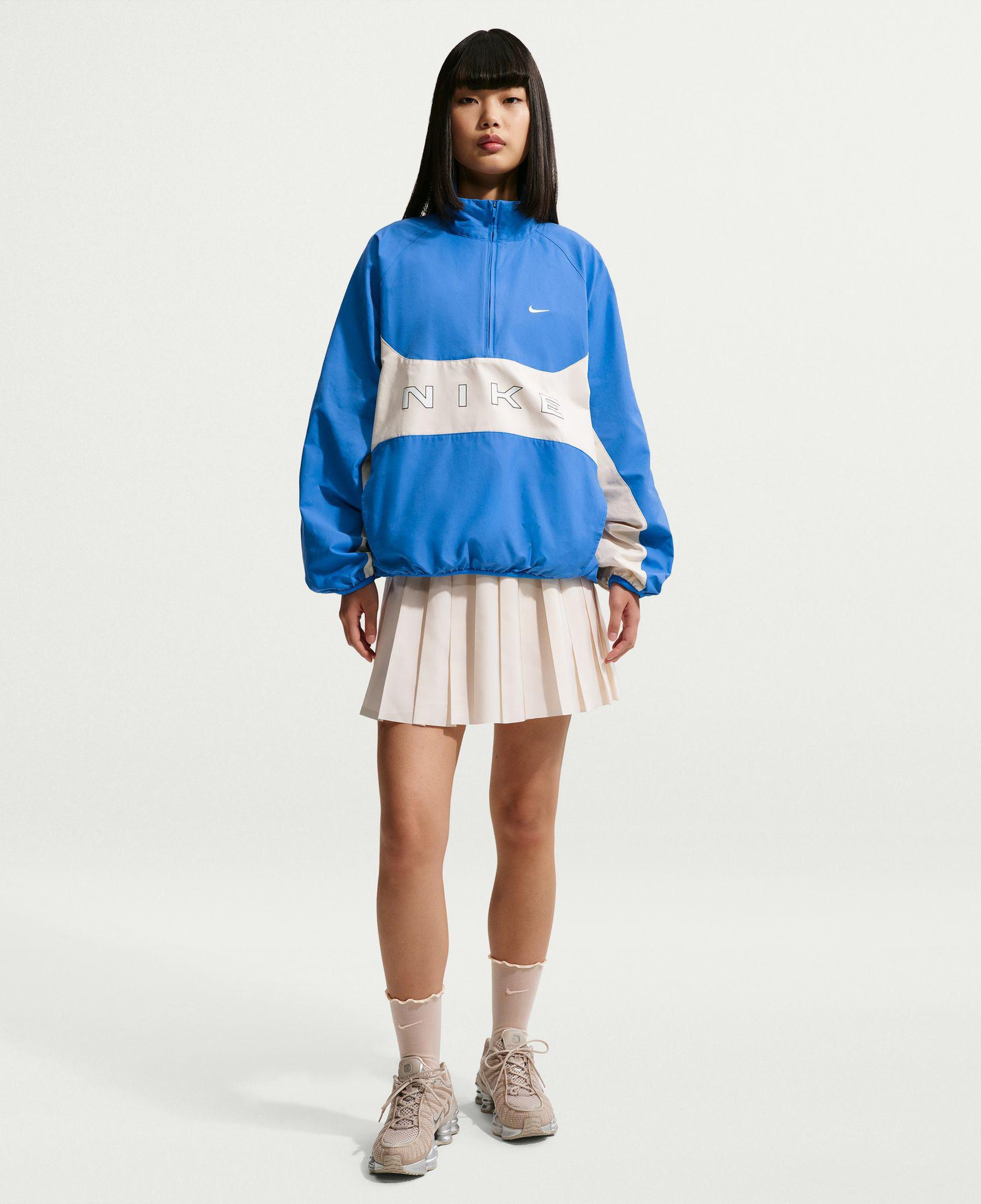 Nike Sportswear Pleated Kadın Krem Rengi Etek