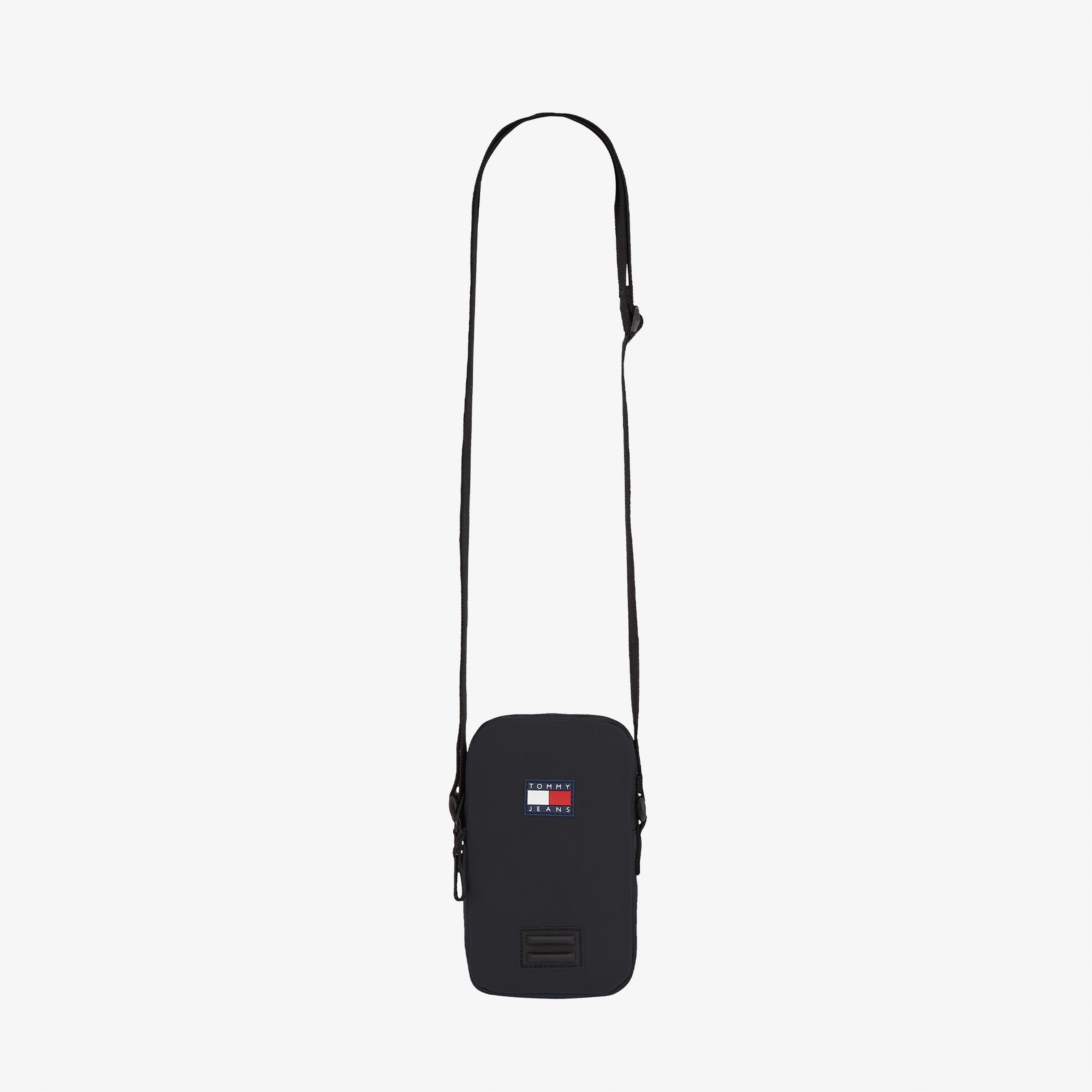 Tommy Jeans To Go Phone Pouch Erkek Siyah Telefon Çantası
