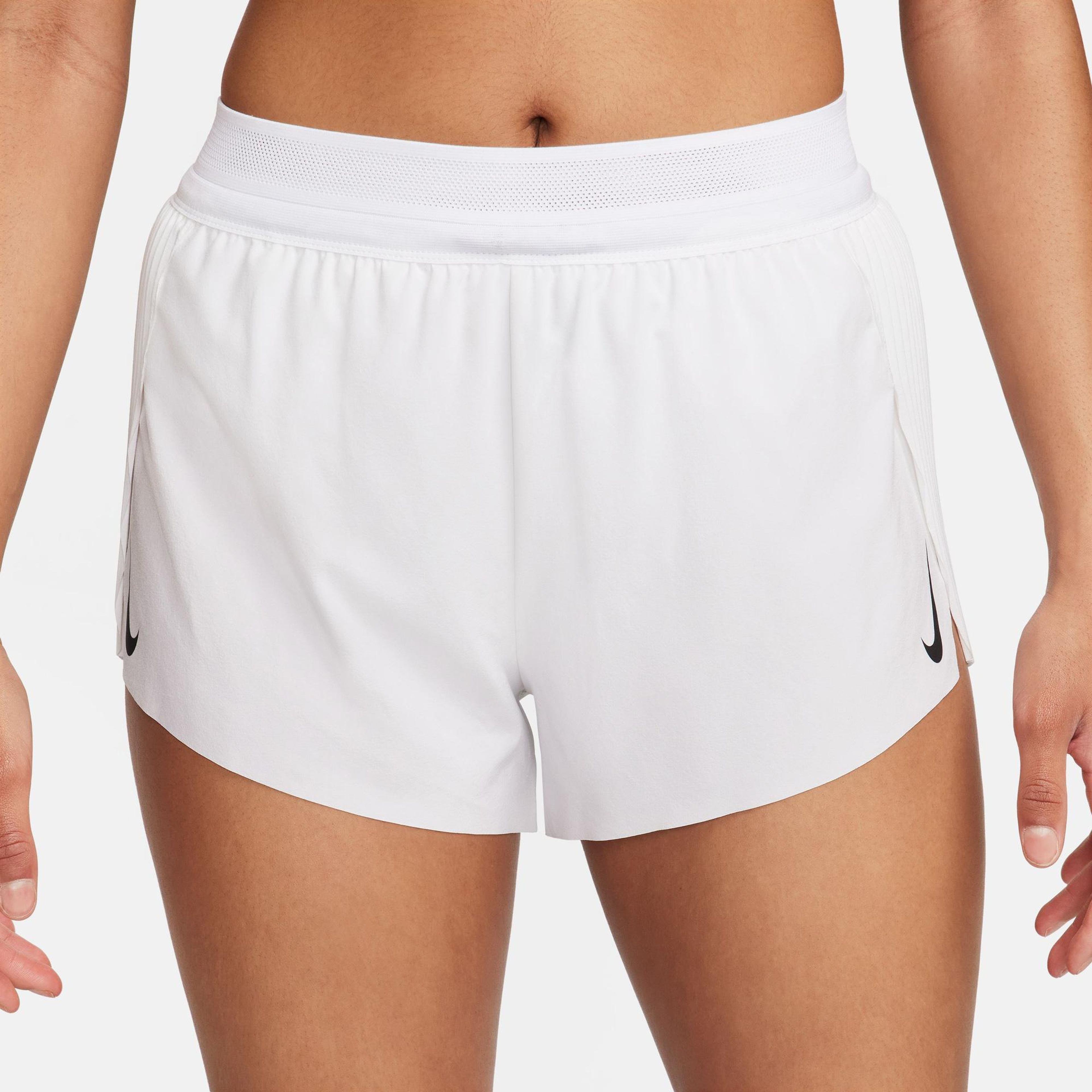Nike Aeroswift Kadın Beyaz Koşu Şortu