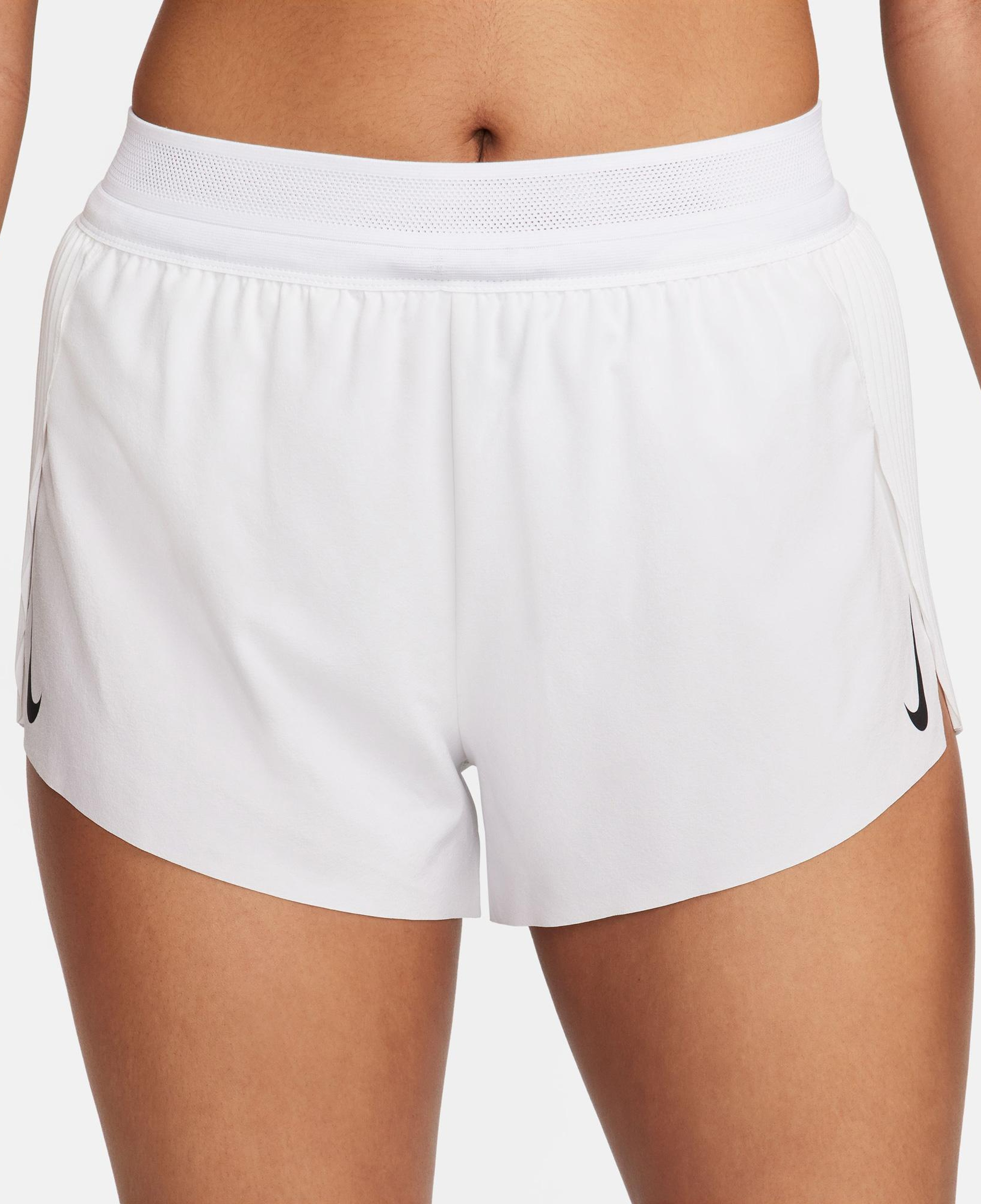 Nike Aeroswift Kadın Beyaz Koşu Şortu