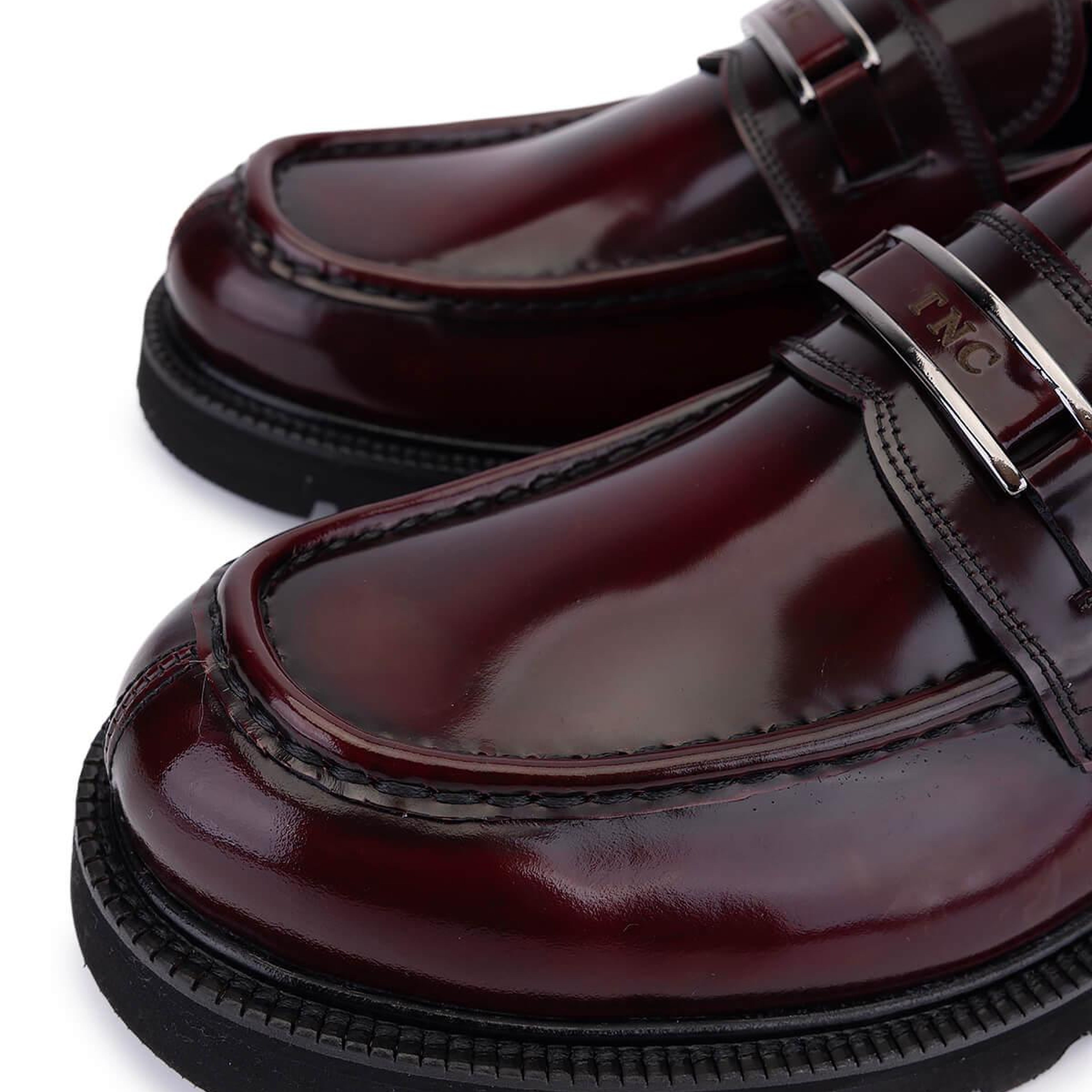 Tamer Tanca Erkek Hakiki Deri Bordo Loafer Ayakkabı