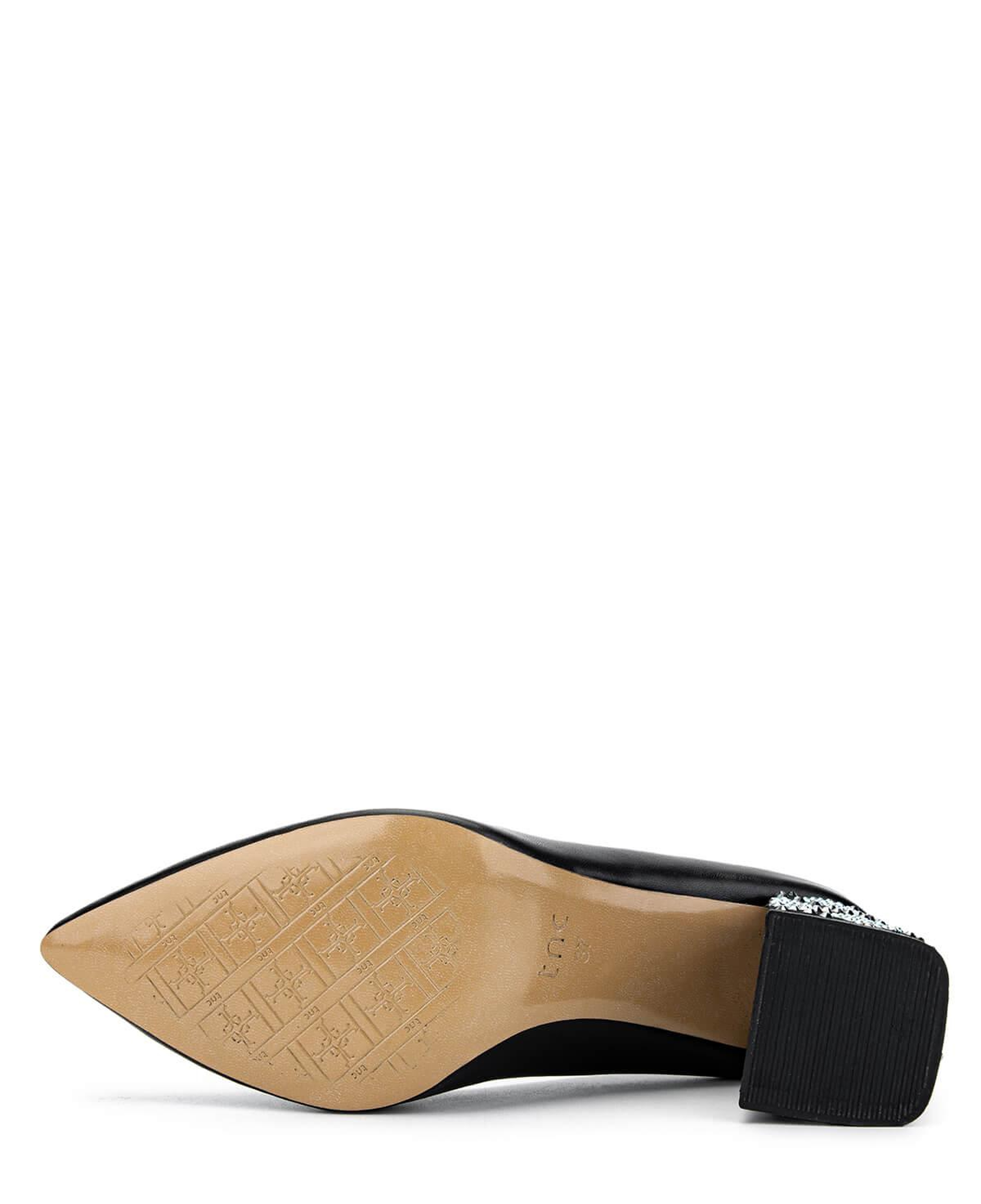 Tamer Tanca Kadın Hakiki Deri Siyah Topuklu Ayakkabı