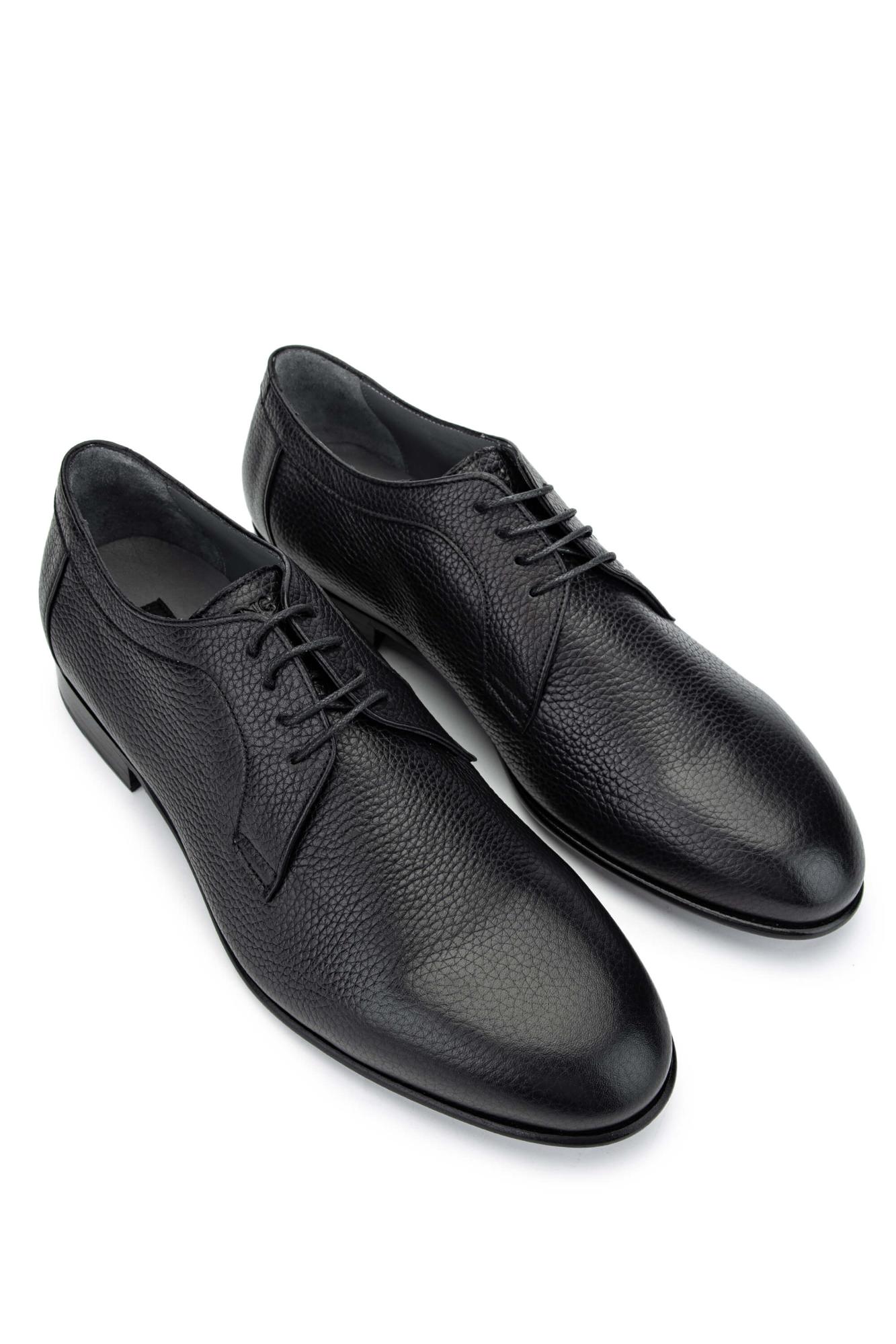 Tamer Tanca Erkek Hakiki Deri Siyah Klasik Ayakkabı