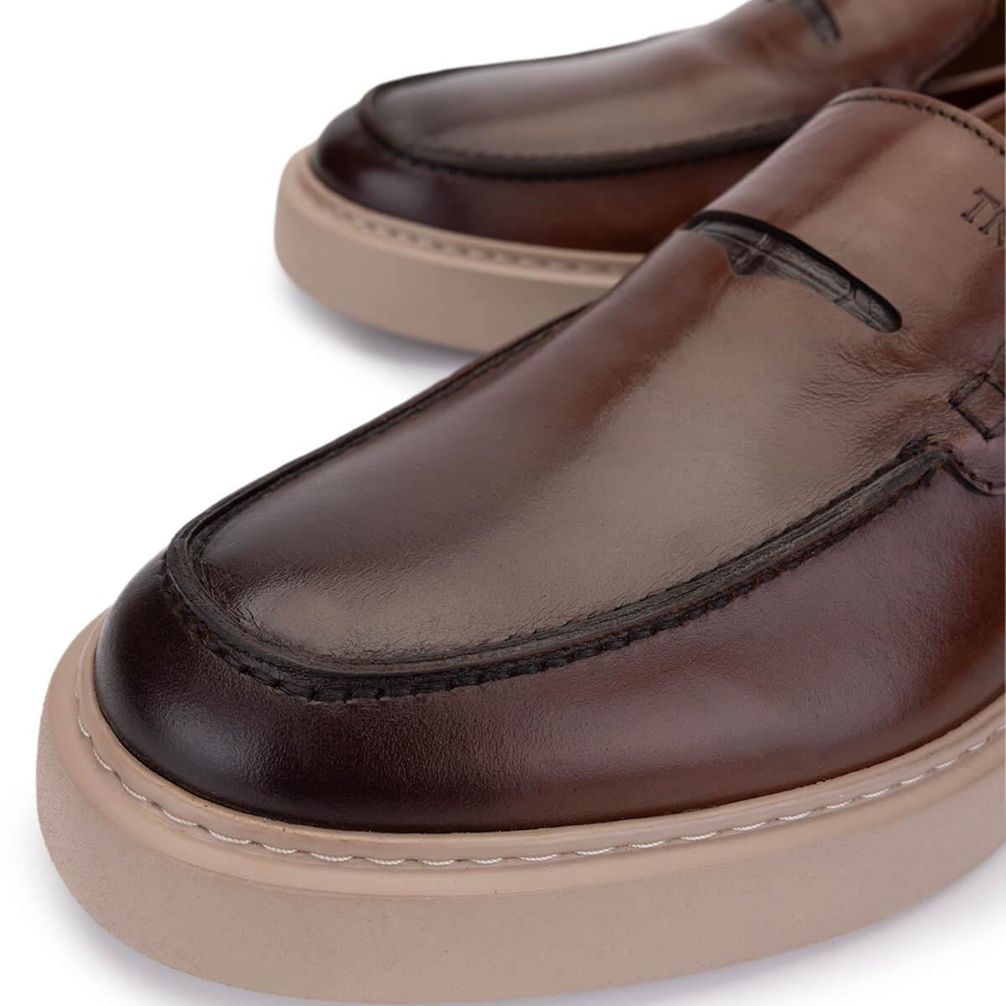 Tamer Tanca Erkek Hakiki Deri Fındık Loafer Ayakkabı