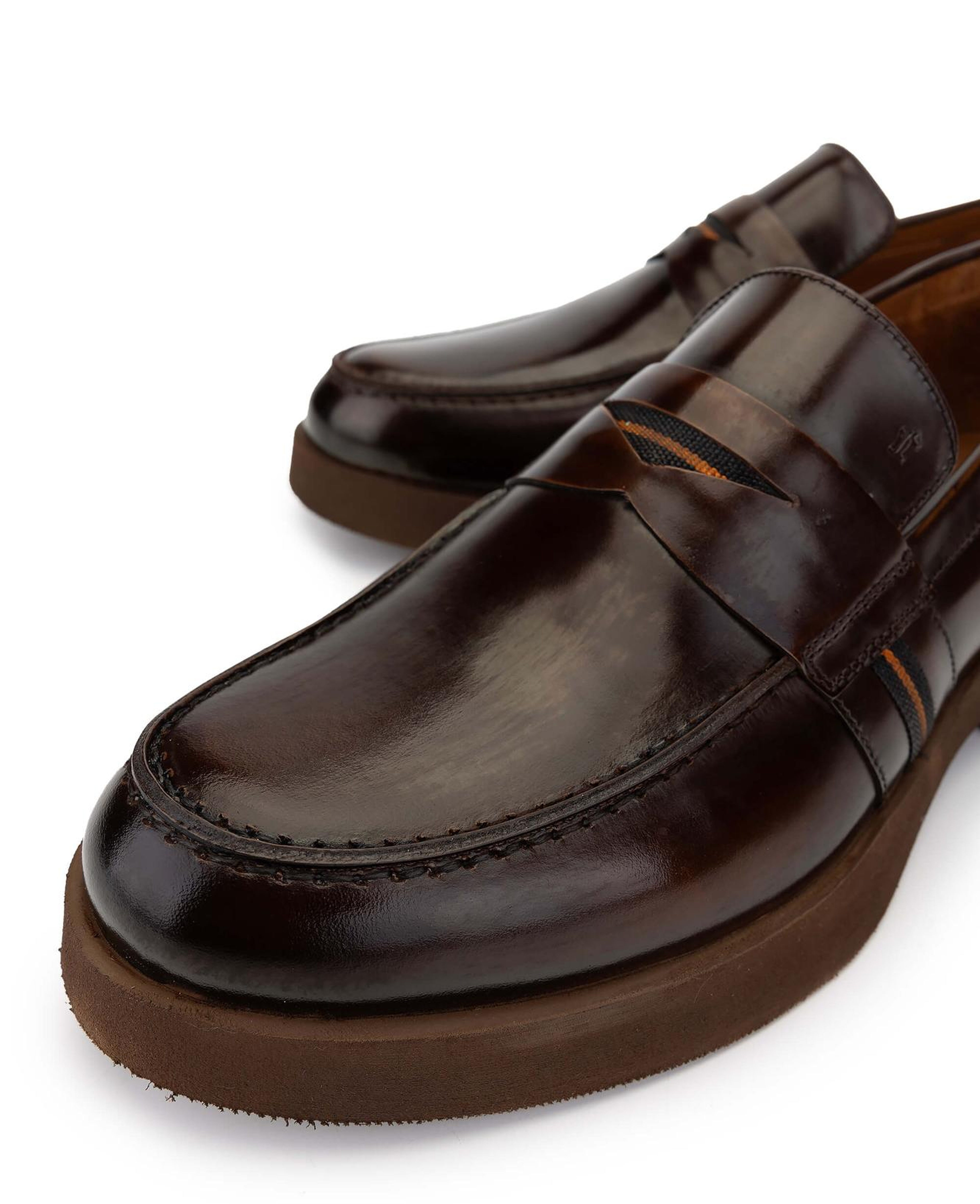 Tamer Tanca Erkek Hakiki Deri Taba Loafer Ayakkabı
