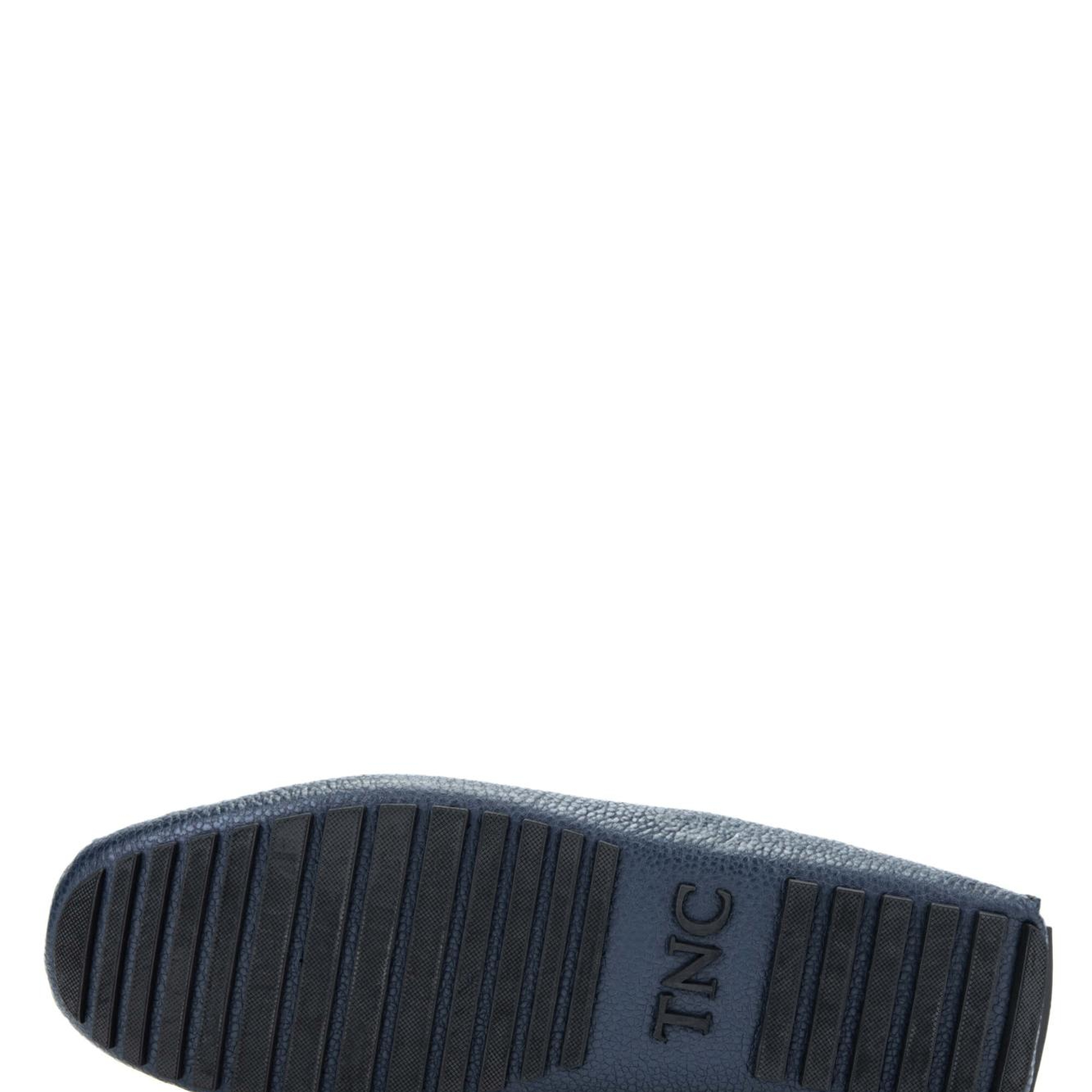 Tamer Tanca Erkek Hakiki Deri Lacivert Loafer Ayakkabı